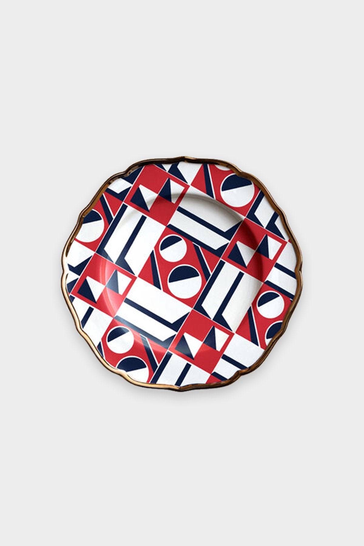 Dessert Plate in Geometrico - shop-olivia.com
