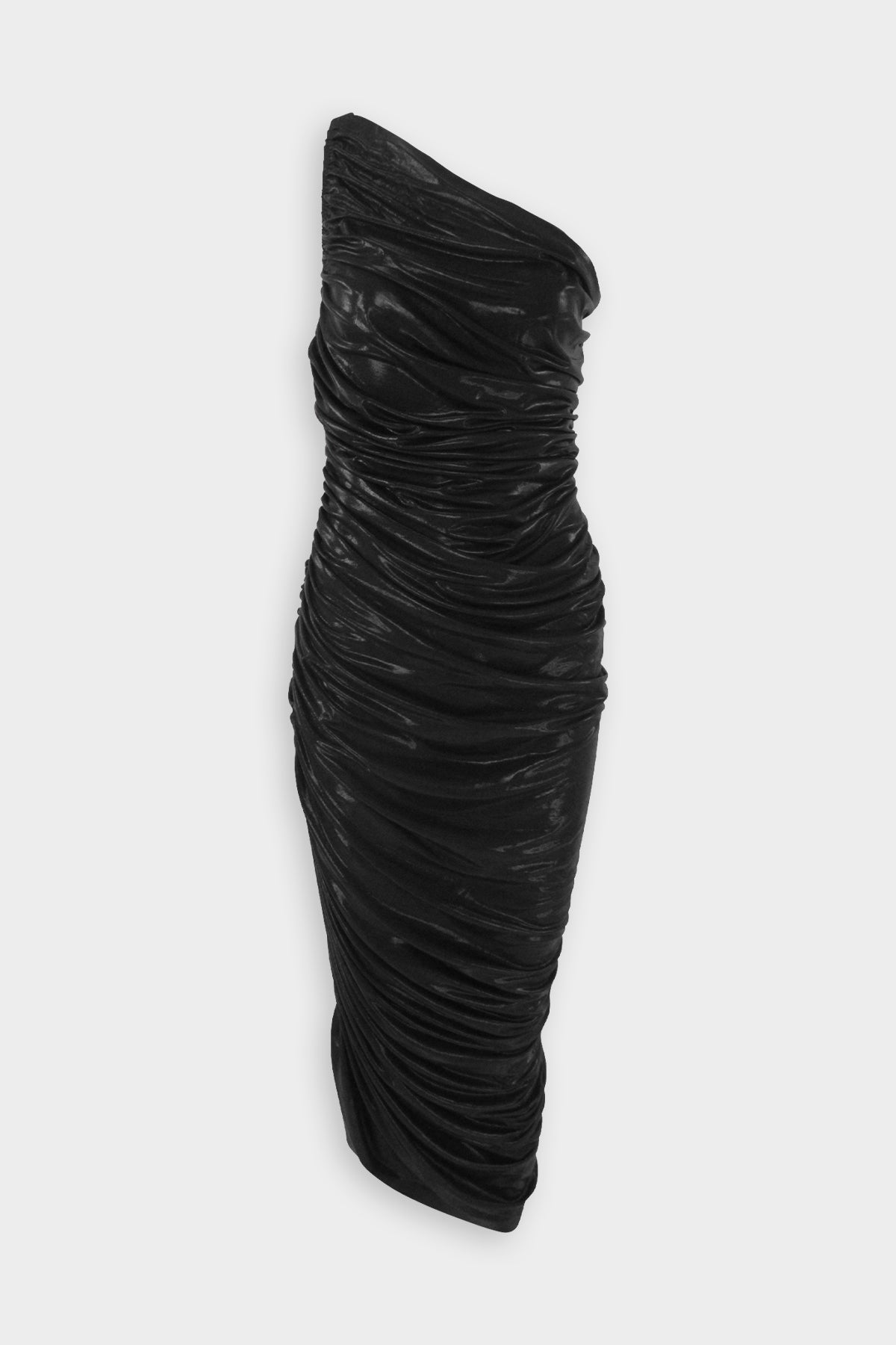 Diana Dress to Knee in Metallic Black - shop-olivia.com