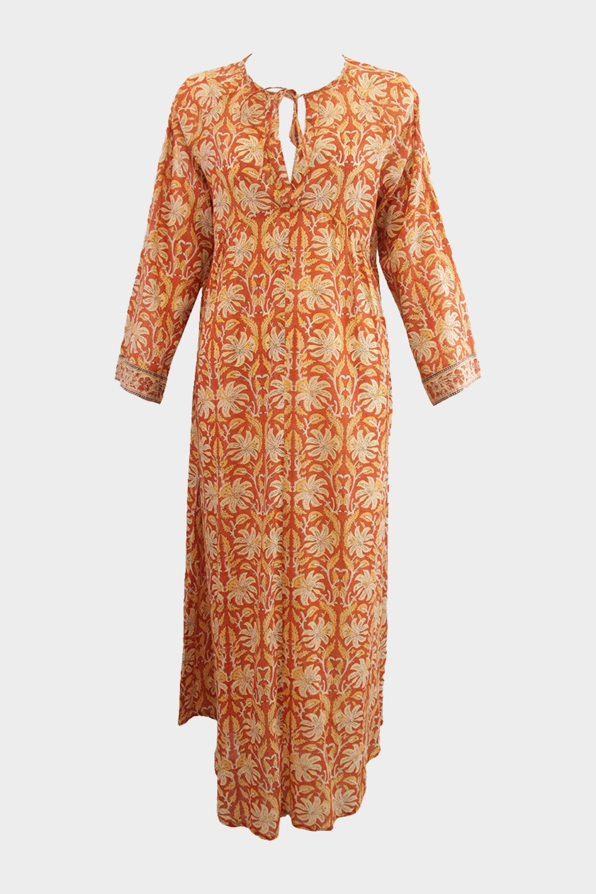 Didi Midi Dress in Clementine - shop-olivia.com