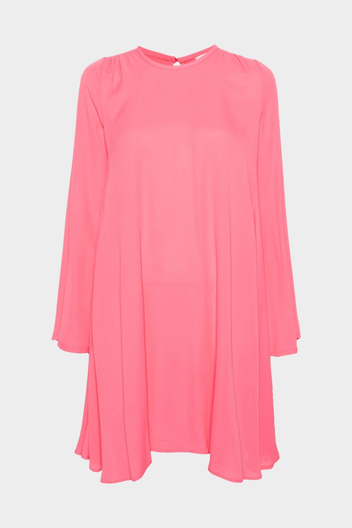 Double Georgette Long Sleeve Dress in Bubble - shop-olivia.com