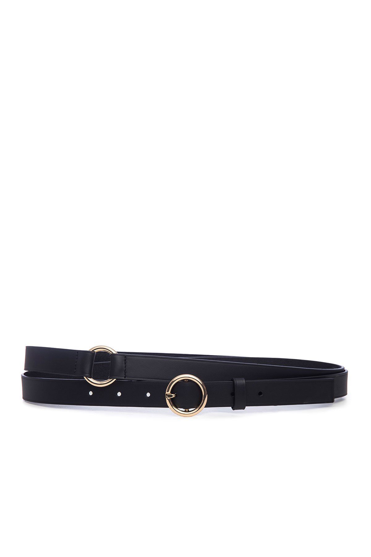 Double Wrap Belt Noir - shop-olivia.com