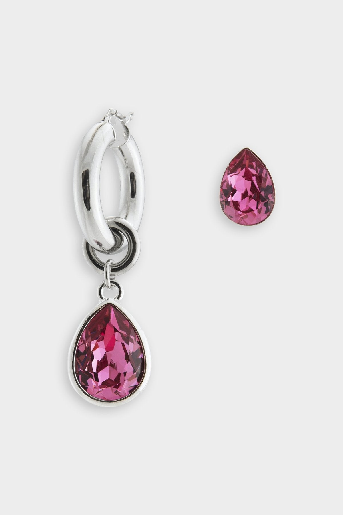 Dusk Mismatched Earrings in Pink - shop-olivia.com