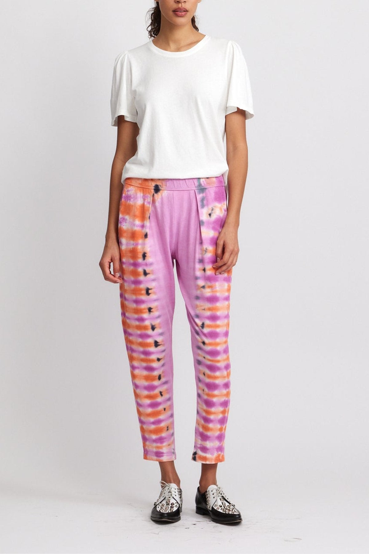 Easy Pant TD in Fuschia/Orange - shop-olivia.com