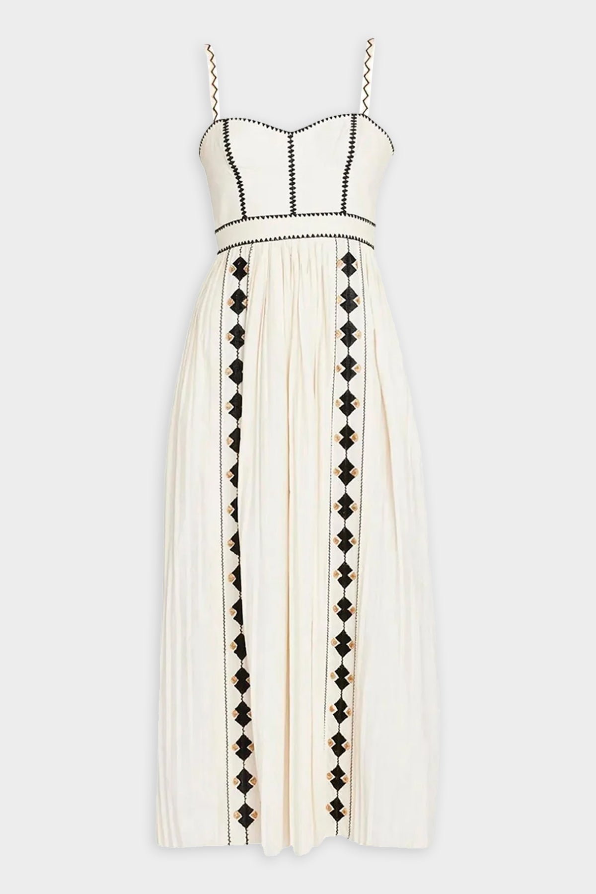 Elin Sleeveless Dress in Ivory - shop-olivia.com