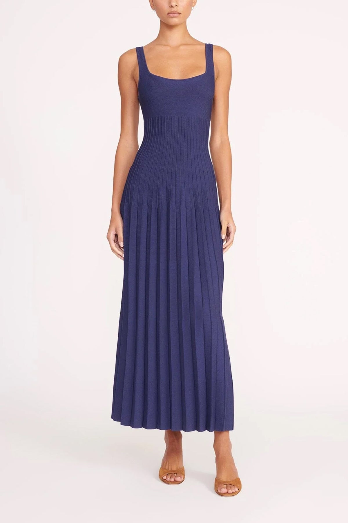 Ellison Dress in Navy - shop-olivia.com