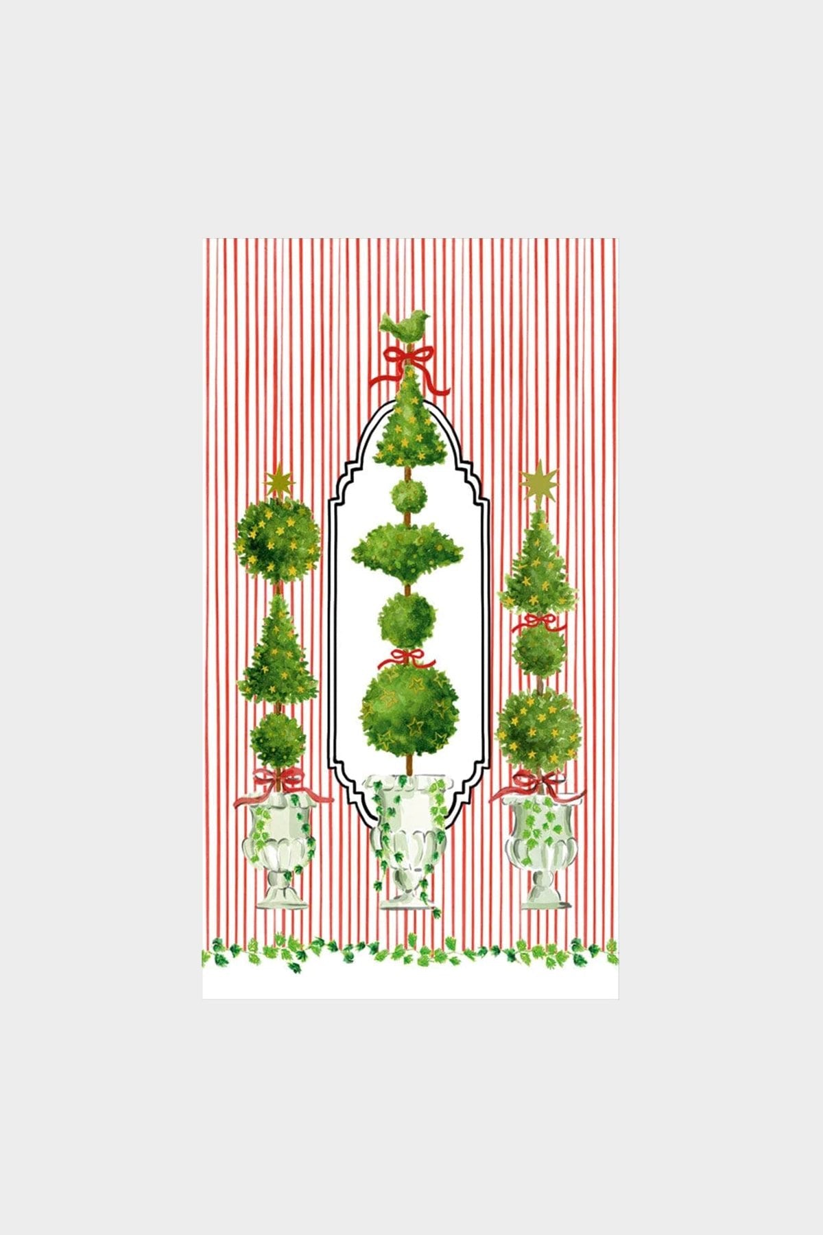 Eloise Red Guest Towel Napkins - shop-olivia.com