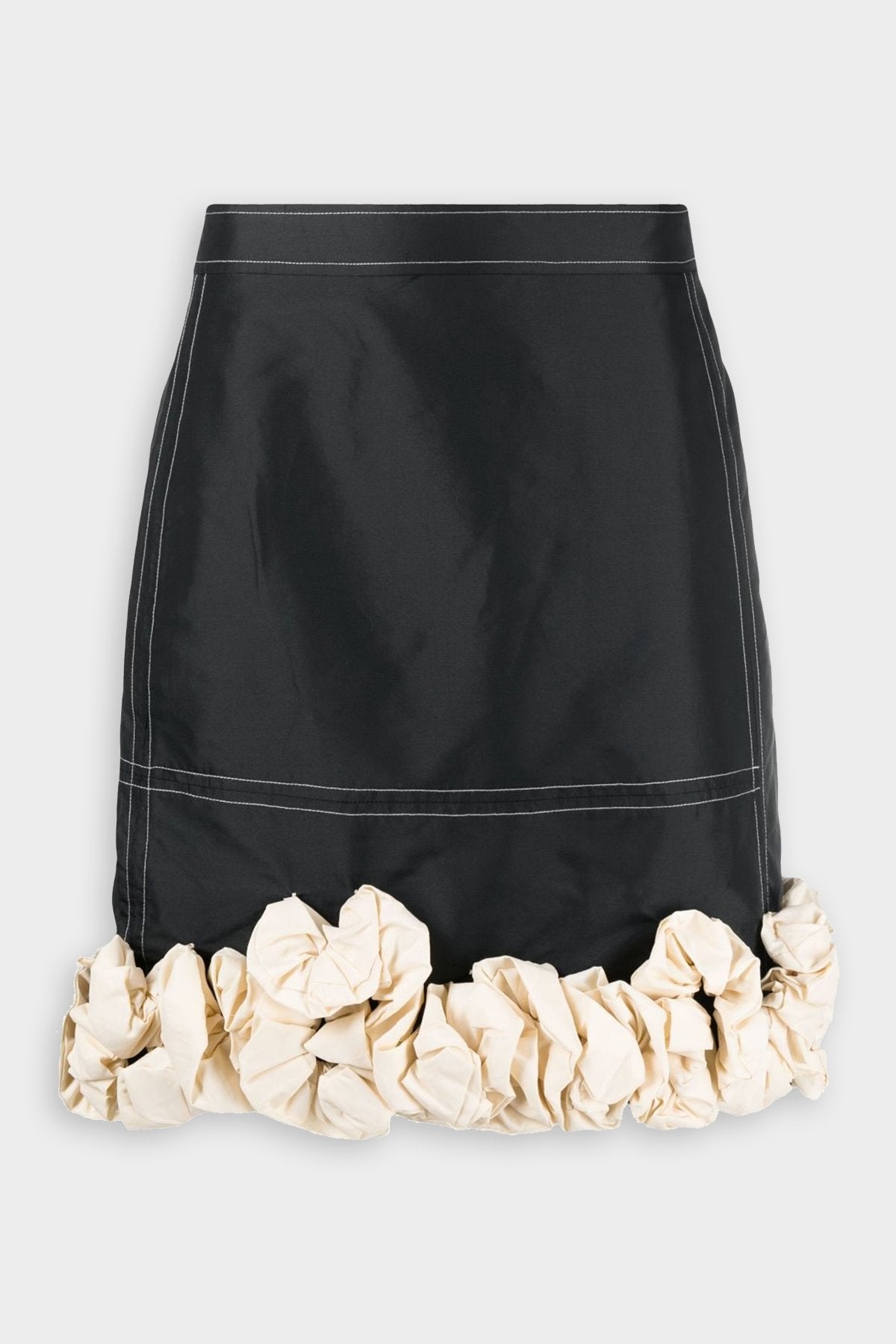Embellished Mini Skirt in Black - shop-olivia.com