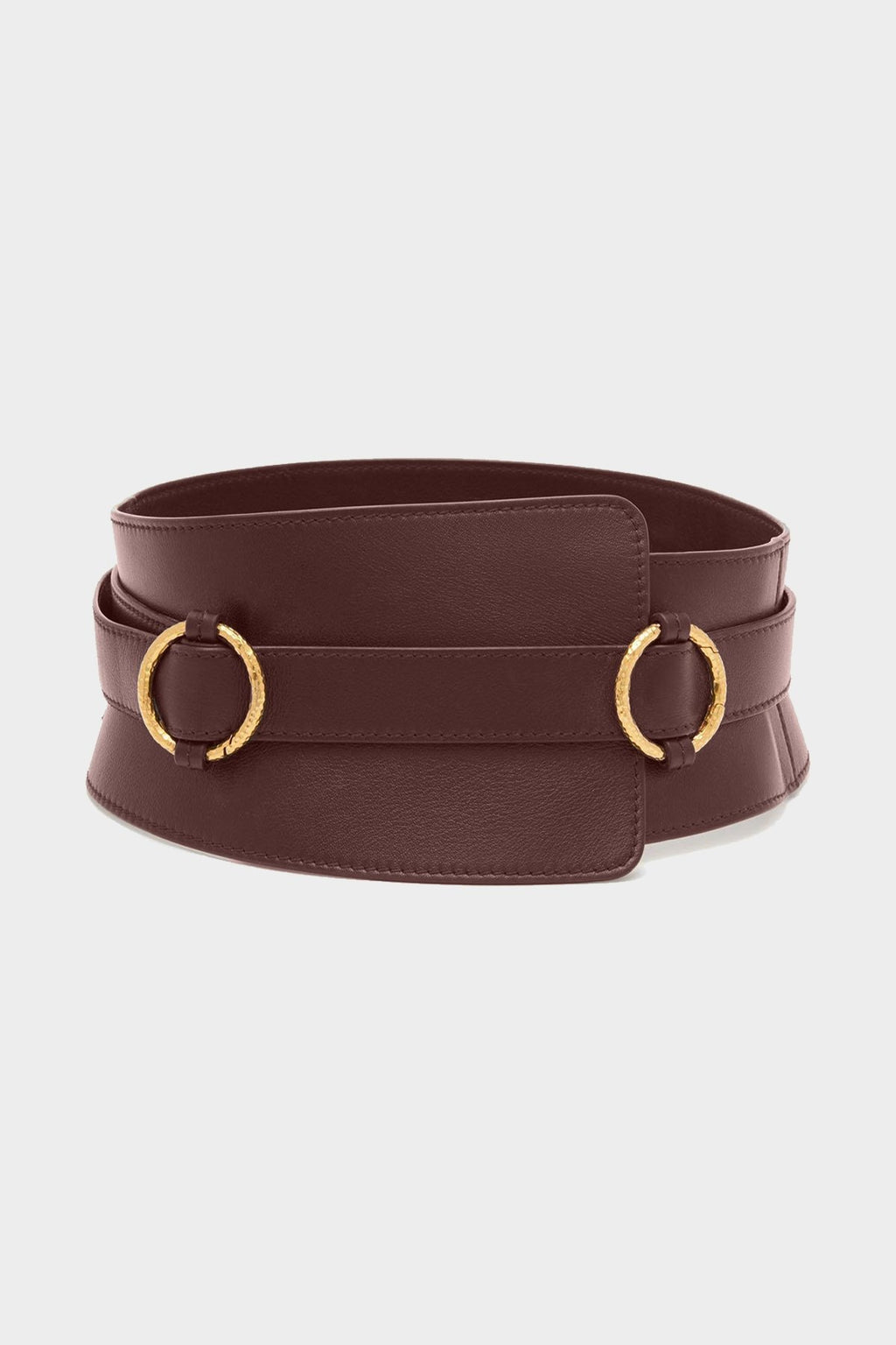 Esme Wide Belt Oxblood
