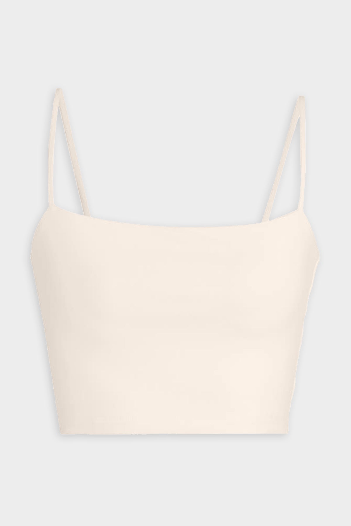 Essential String Crop Top in Blanched Almond - shop-olivia.com