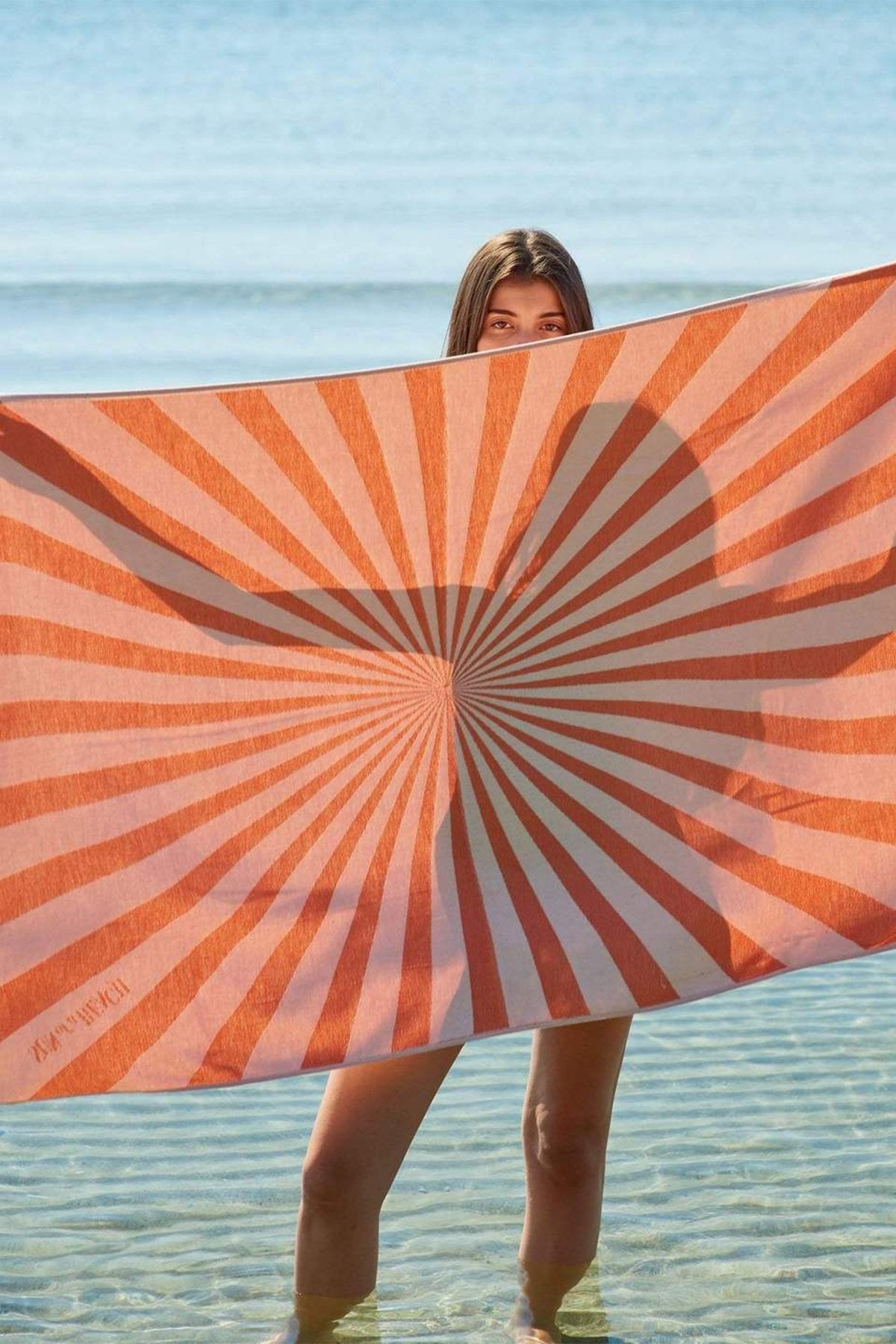 Feather Beach Towel in Sunburst - shop-olivia.com
