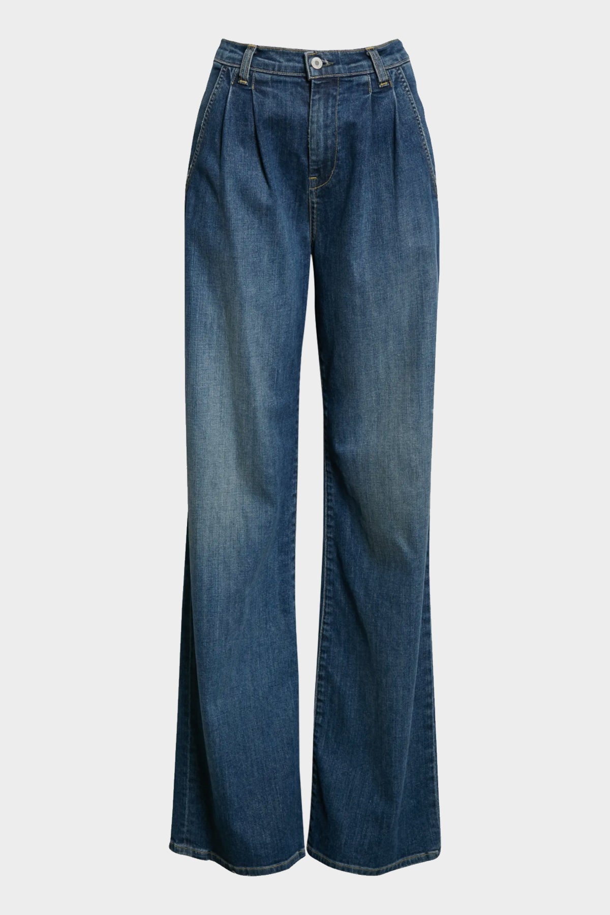 Flora Trouser Jean in Classic Wash - shop-olivia.com
