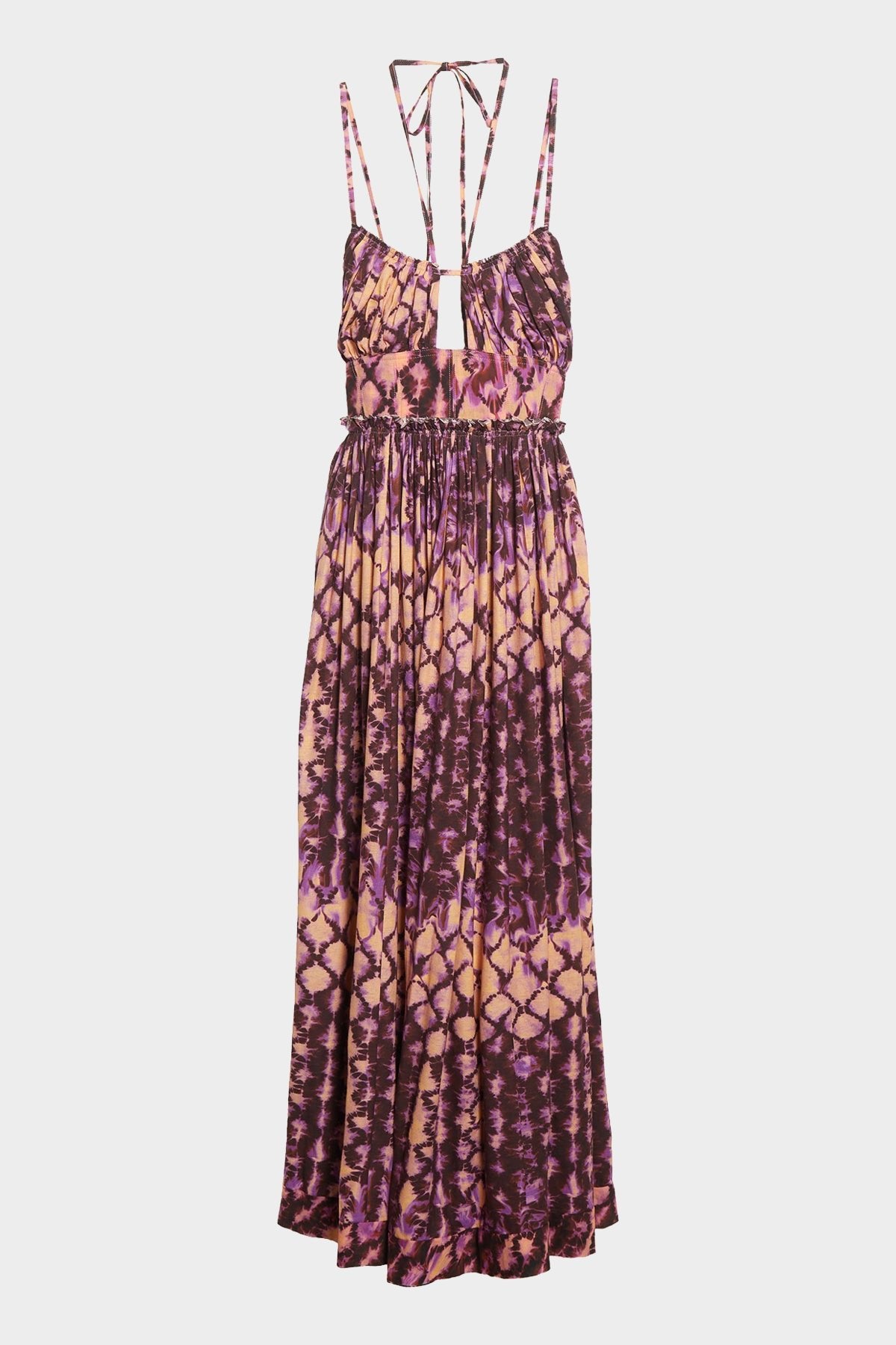 Freya Midi Dress in Wisteria - shop-olivia.com