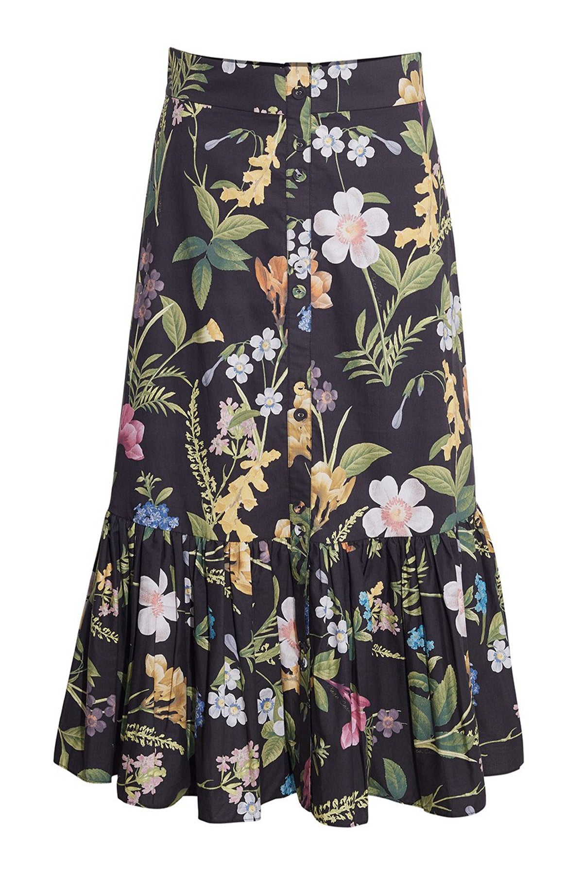 Georgica Skirt in Hudson Black - shop-olivia.com