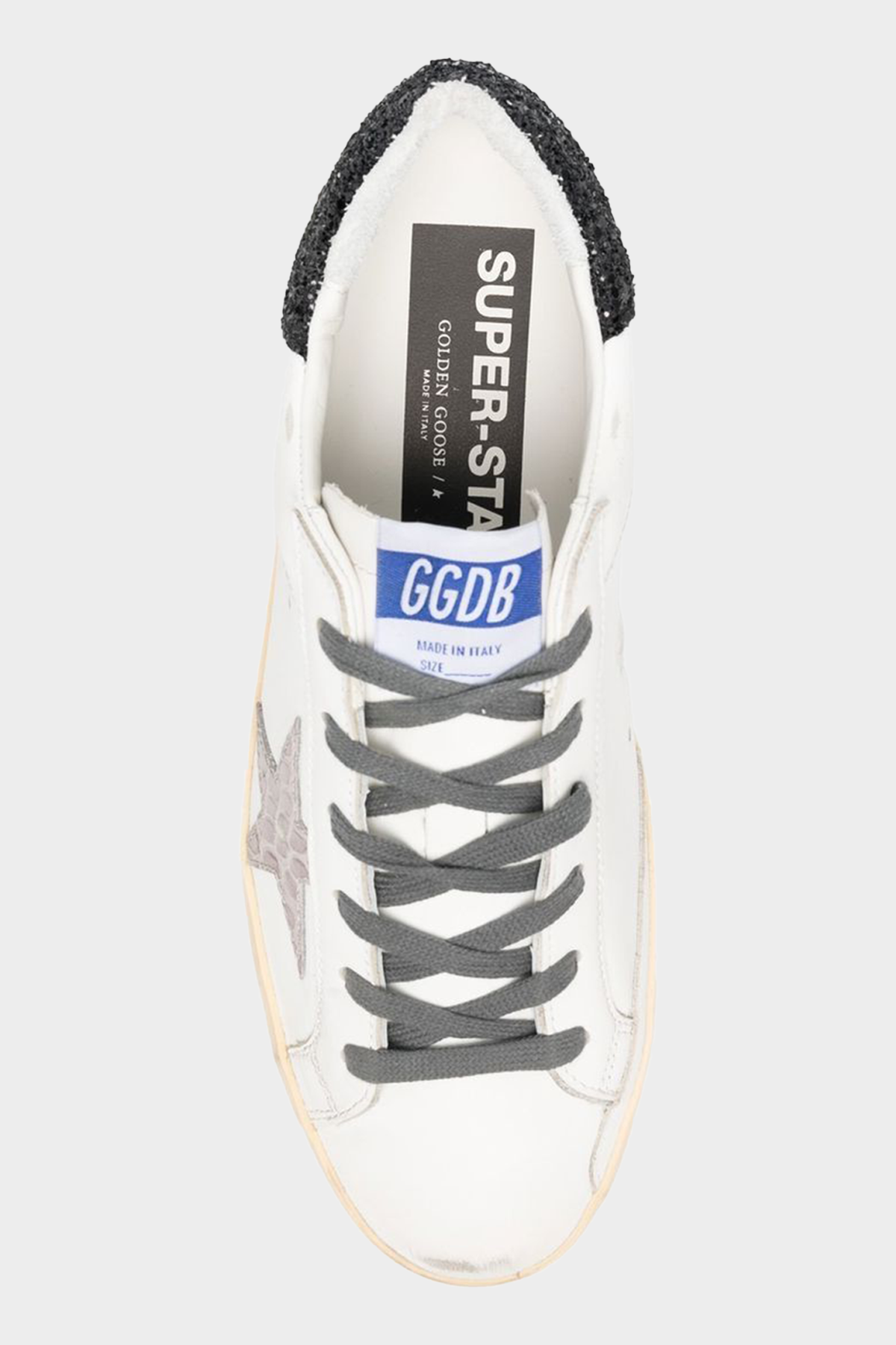 Super-Star Cocco Printed Star White Leather Sneaker