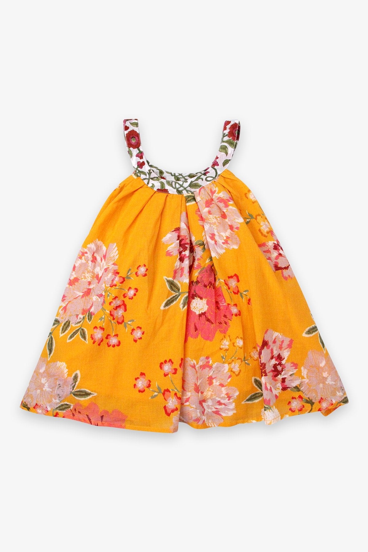 Girls Semara Rimini Dress in Orange - shop-olivia.com