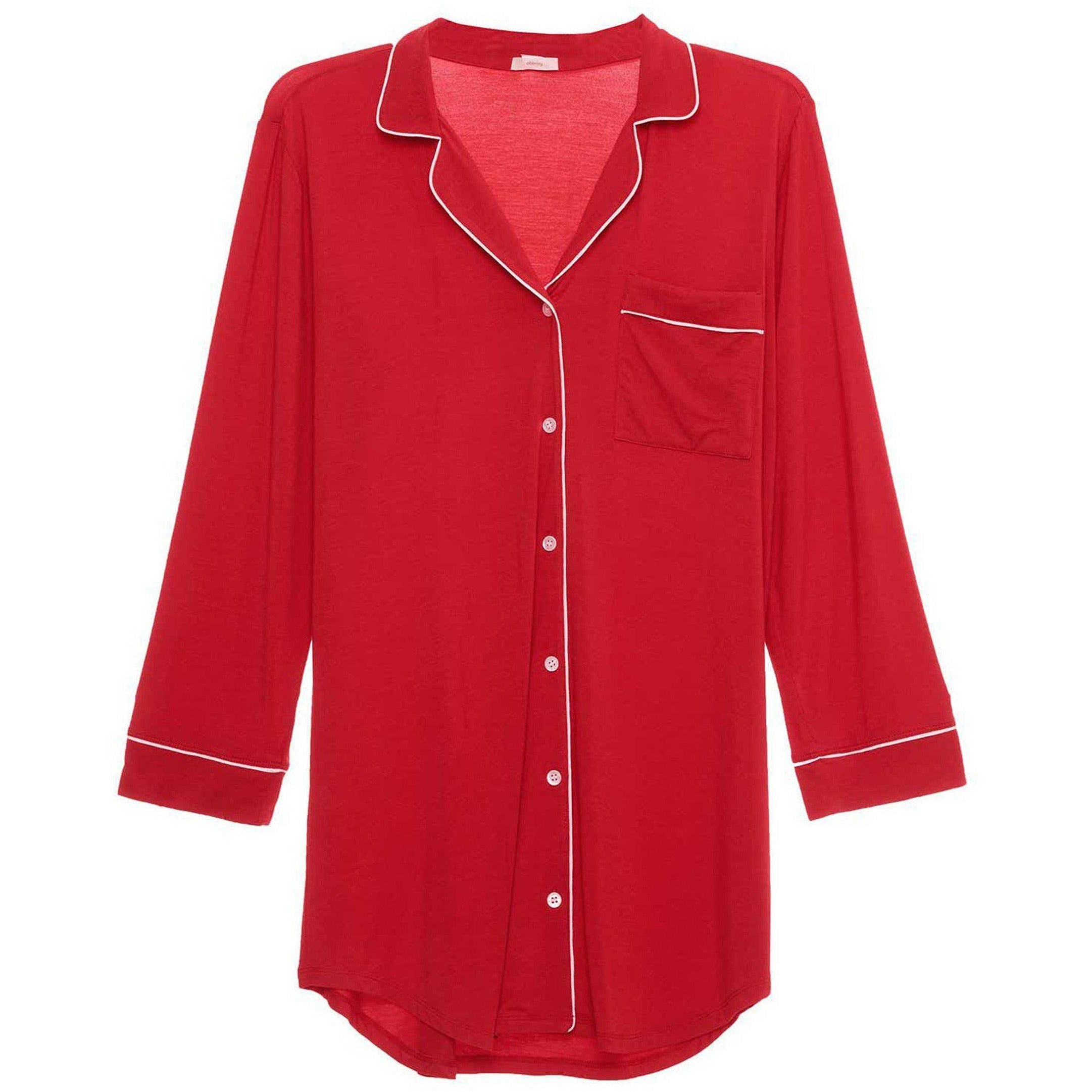 Gisele Sleepshirt Haute Red / Ivory - shop-olivia.com