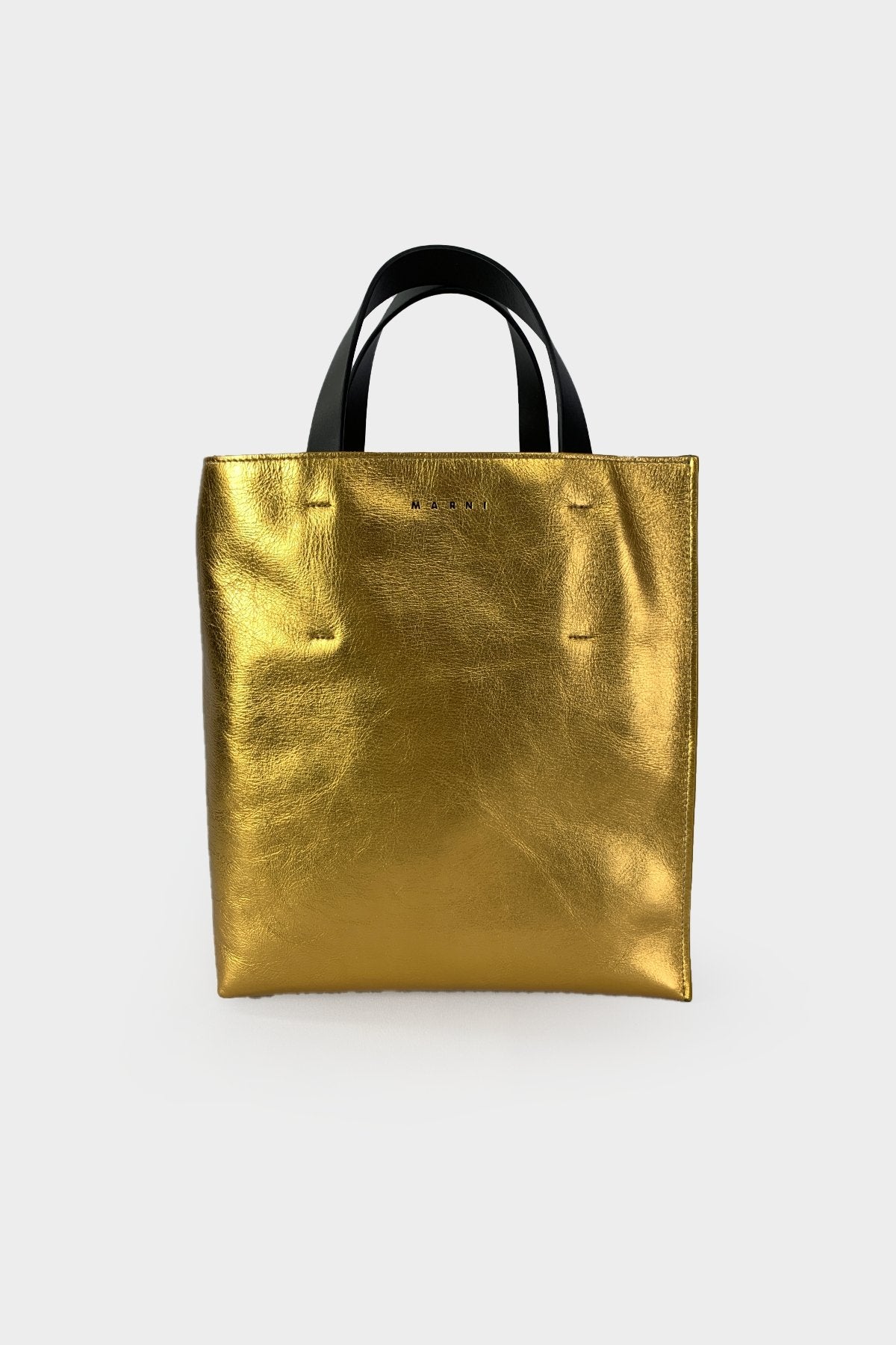 Gold and Green Tumbled Leather Museo Soft Bag - shop-olivia.com