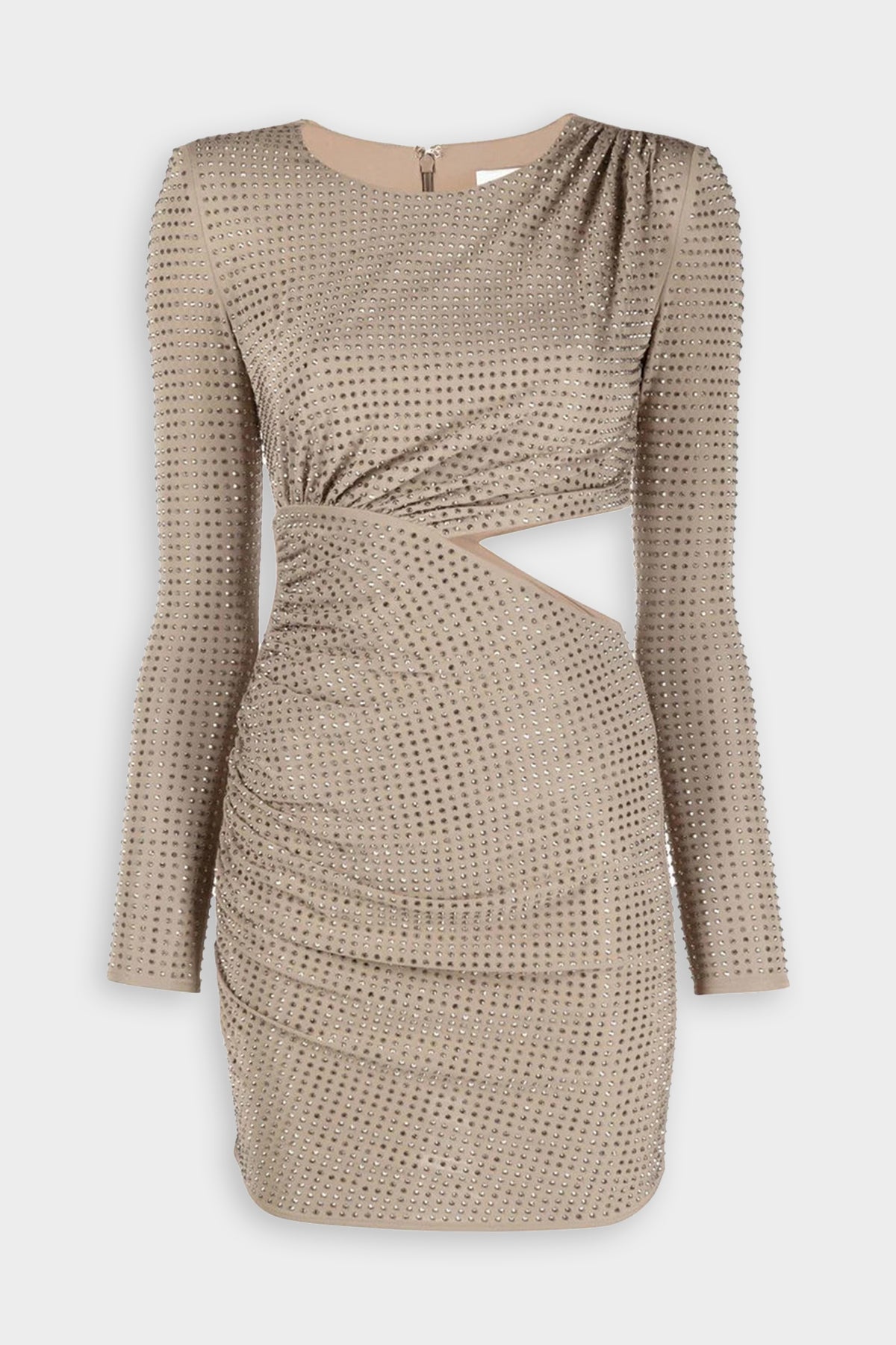 Grey Hot Fix Mini Dress - shop-olivia.com