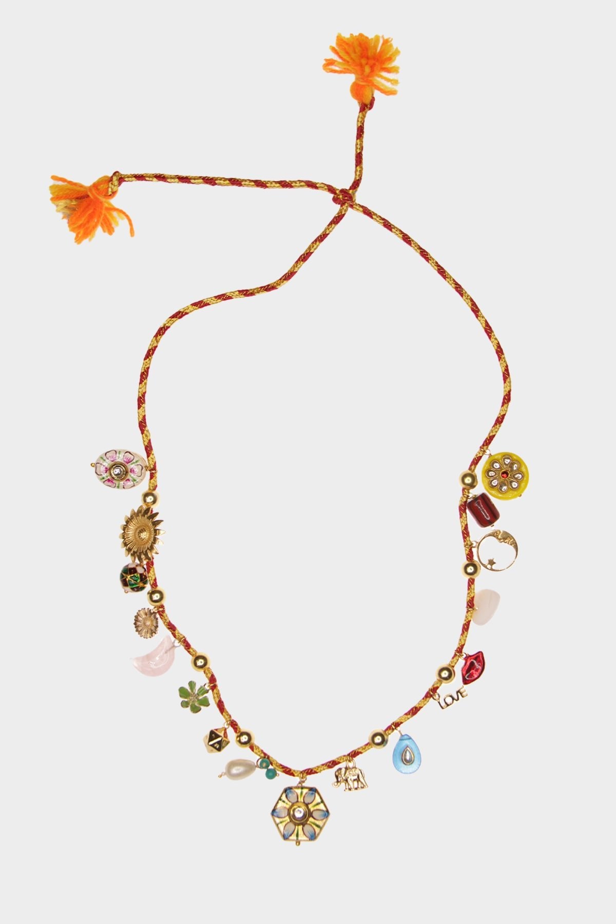 Grigri Necklace Soleil in Gold - shop-olivia.com