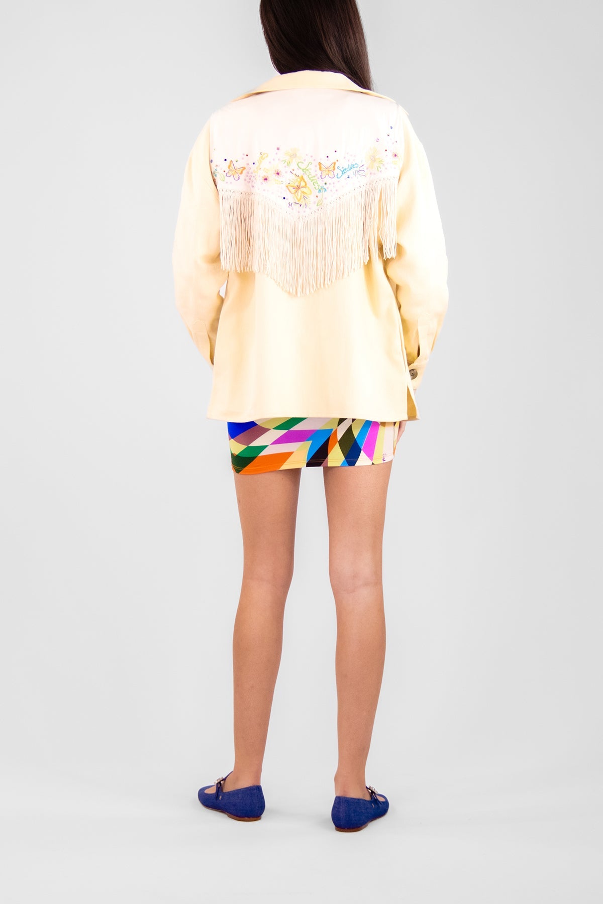 Gus Kaleidoscope Jerseey Mini Skirt in Multi - shop-olivia.com