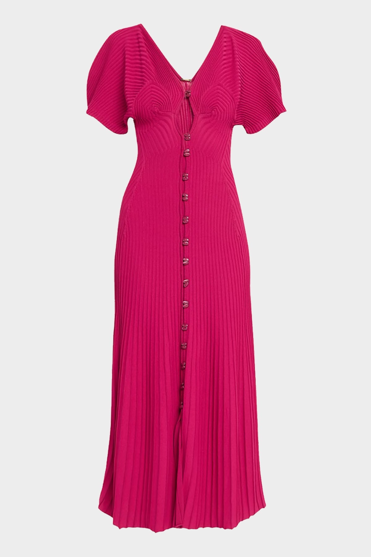 Halsey Knit Dress in Carmine - shop-olivia.com