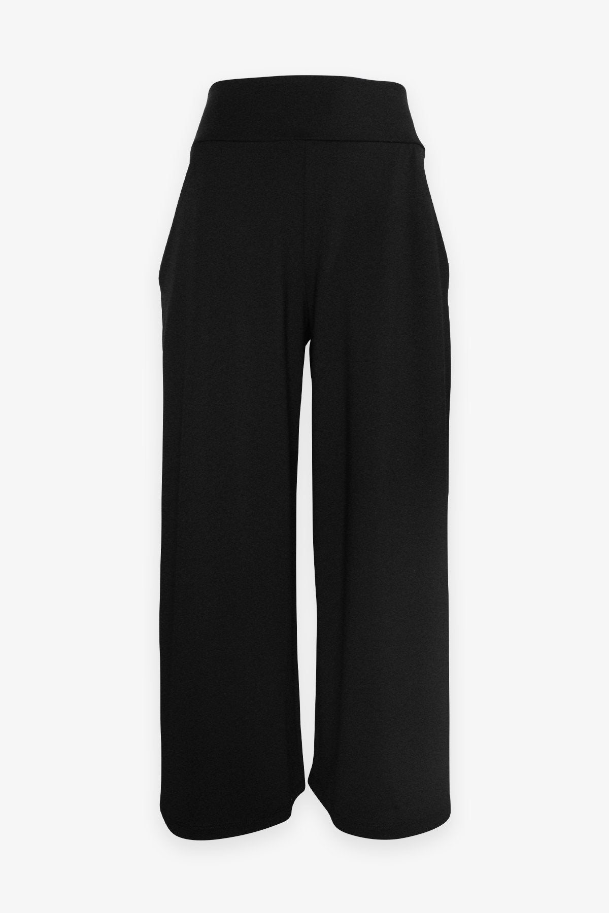 High Waist Relaxed Pocket Pant in Black - shop-olivia.com