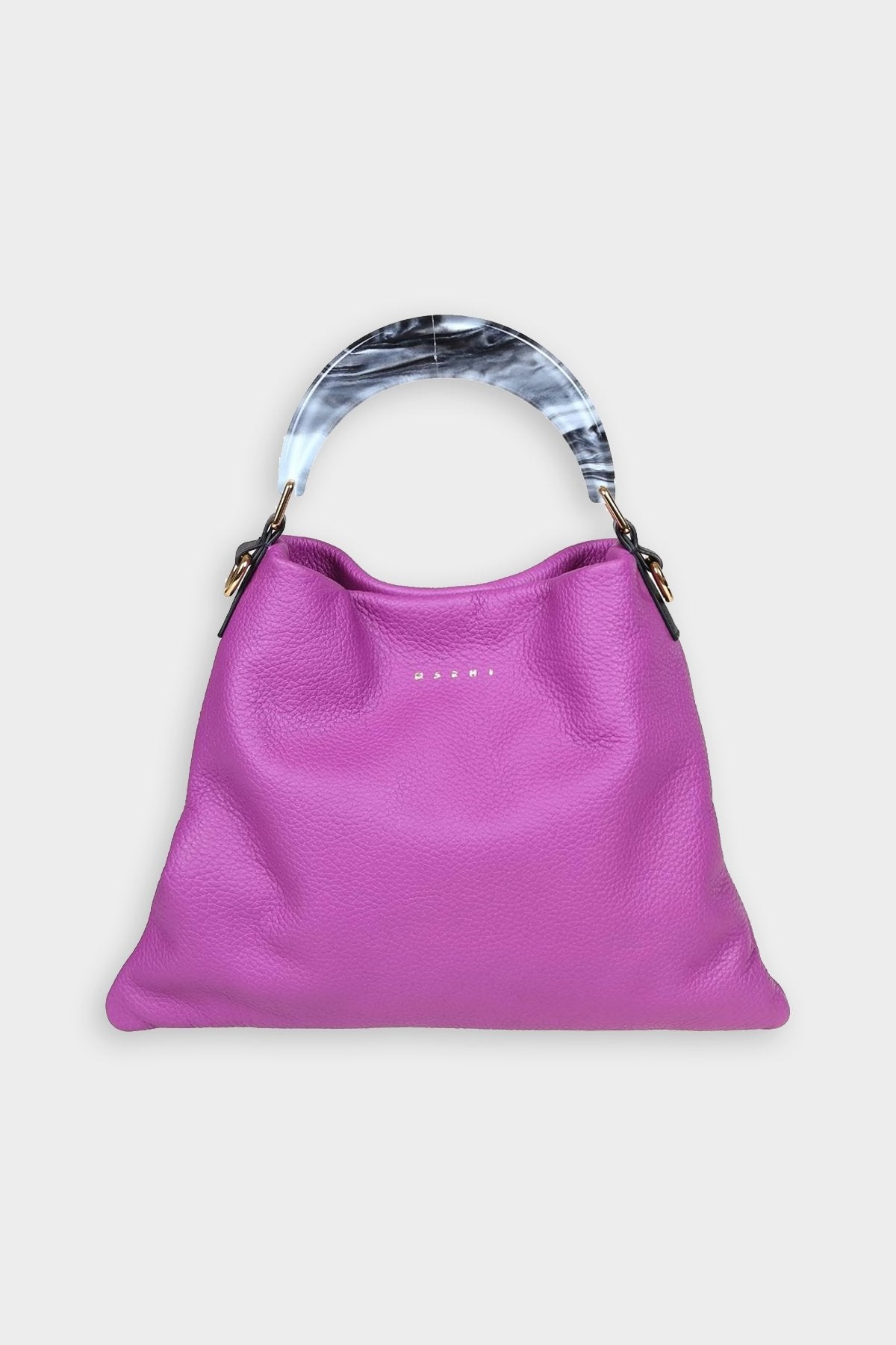 Hobo Calfskin Small Shoulder Bag in Purple - shop-olivia.com