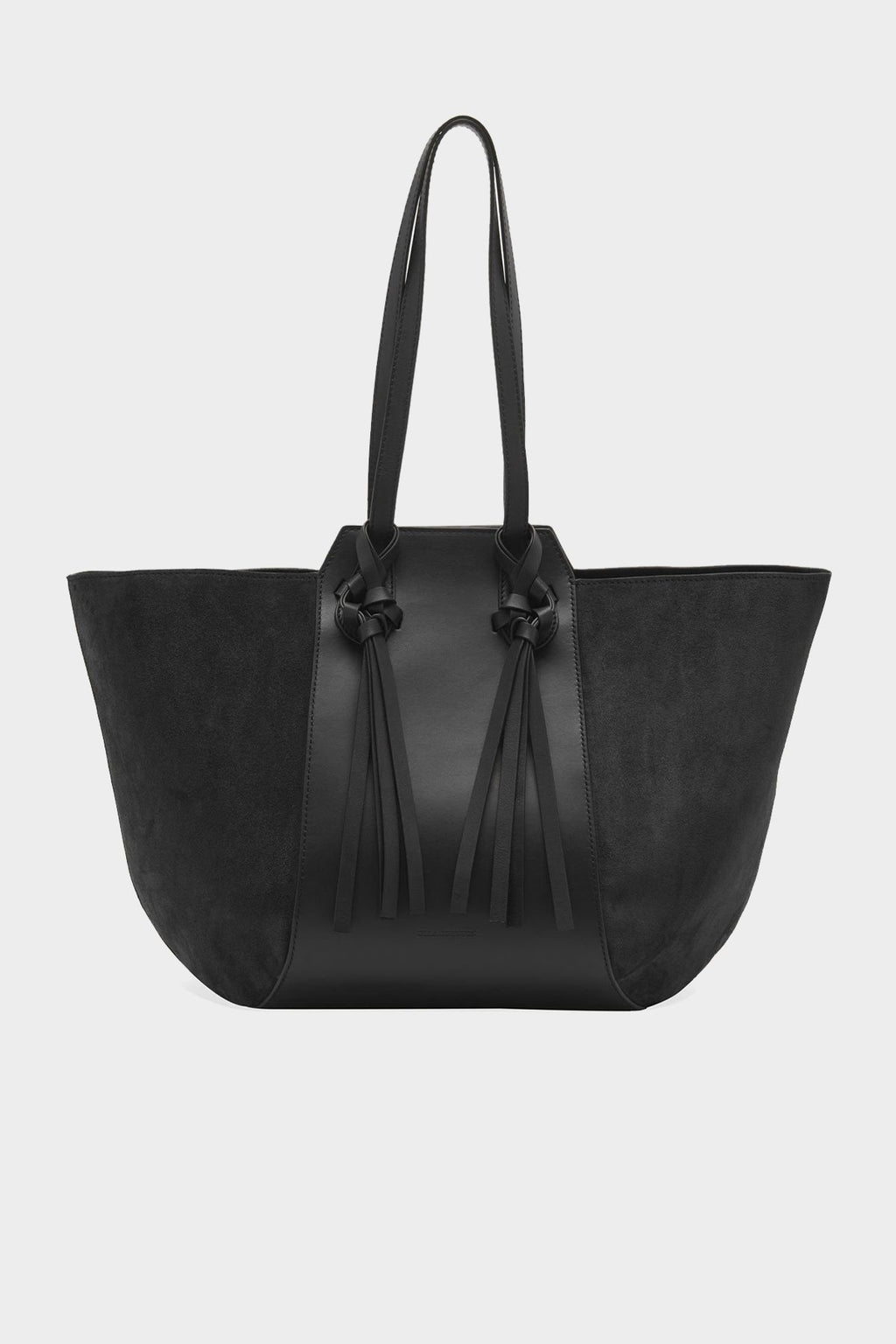 Imogen Large Carryall Tote Noir Suede