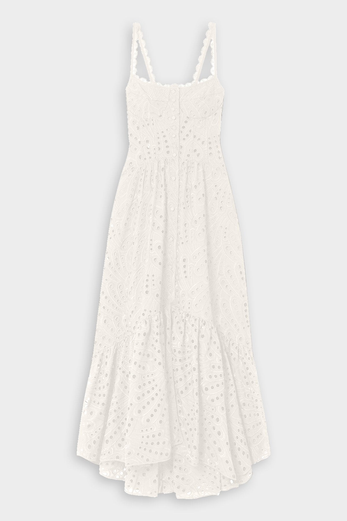 Irene Long Dress in White - shop-olivia.com