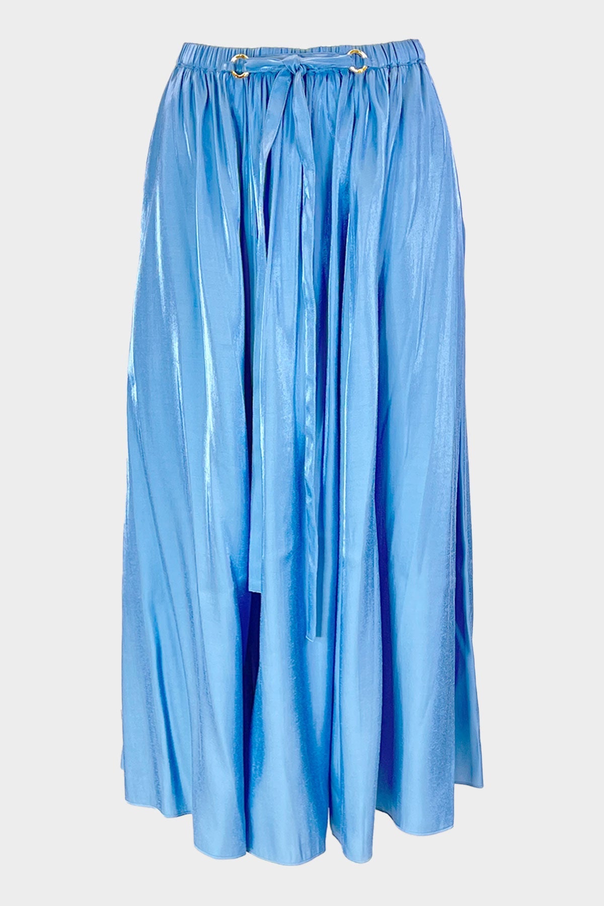 Irvette Midi Skirt in River - shop-olivia.com