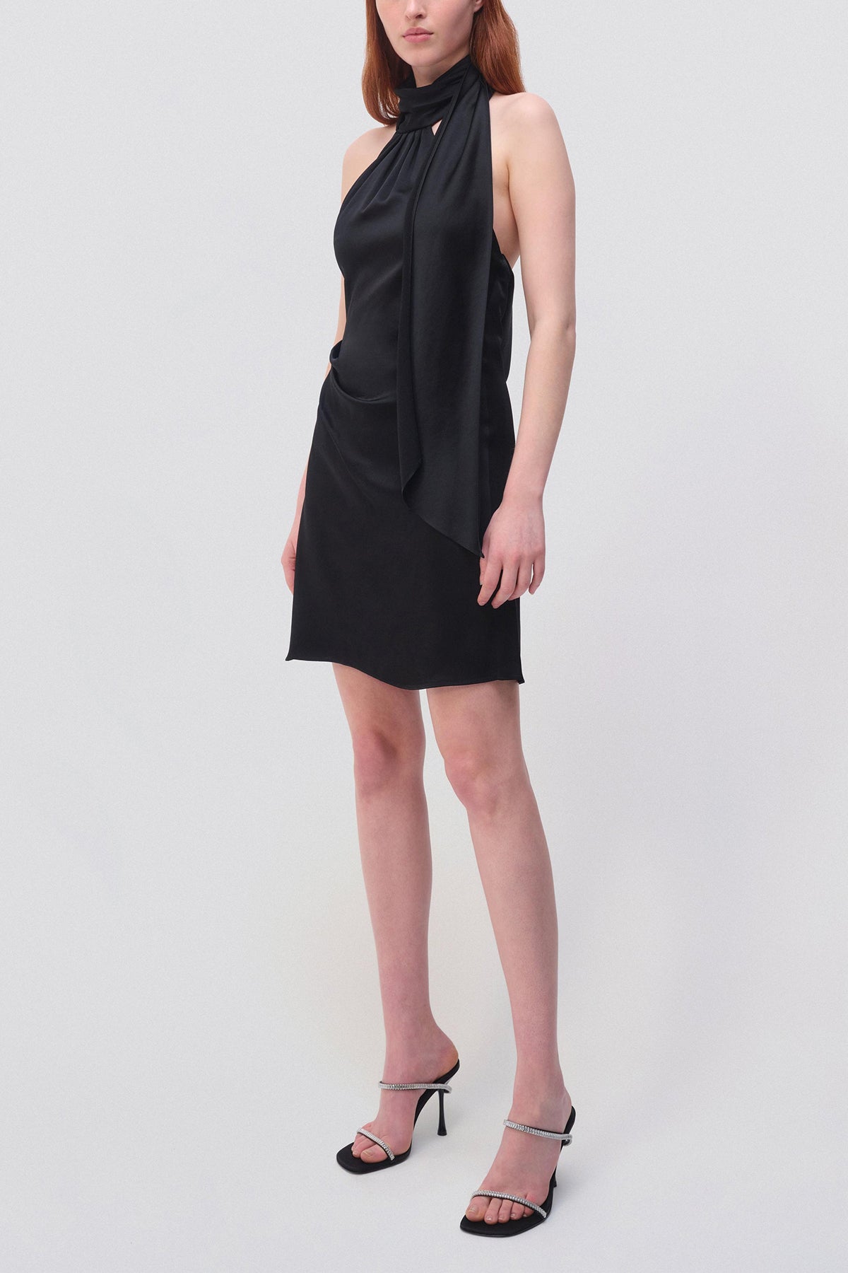 Jade Mini Dress in Black - shop-olivia.com