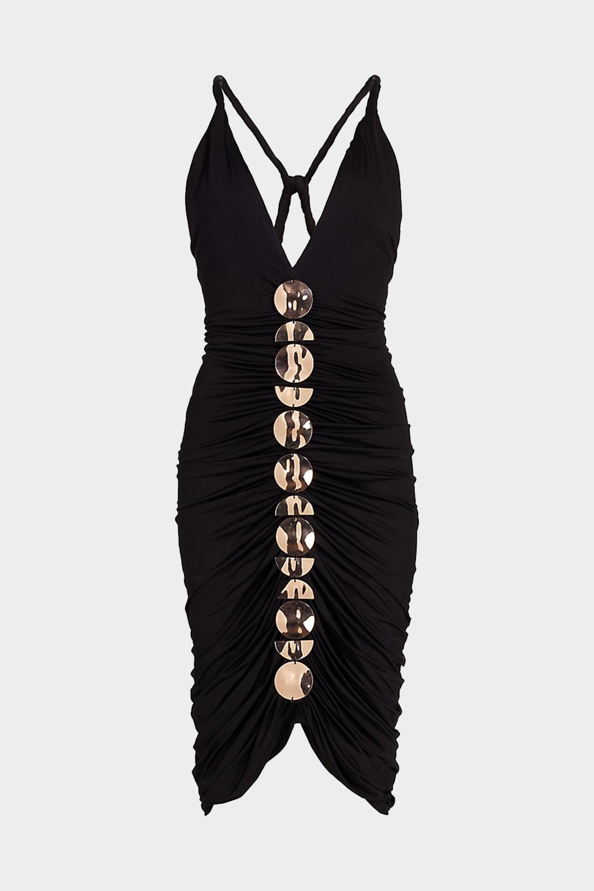 Jalina Midi Dress in Black - shop-olivia.com