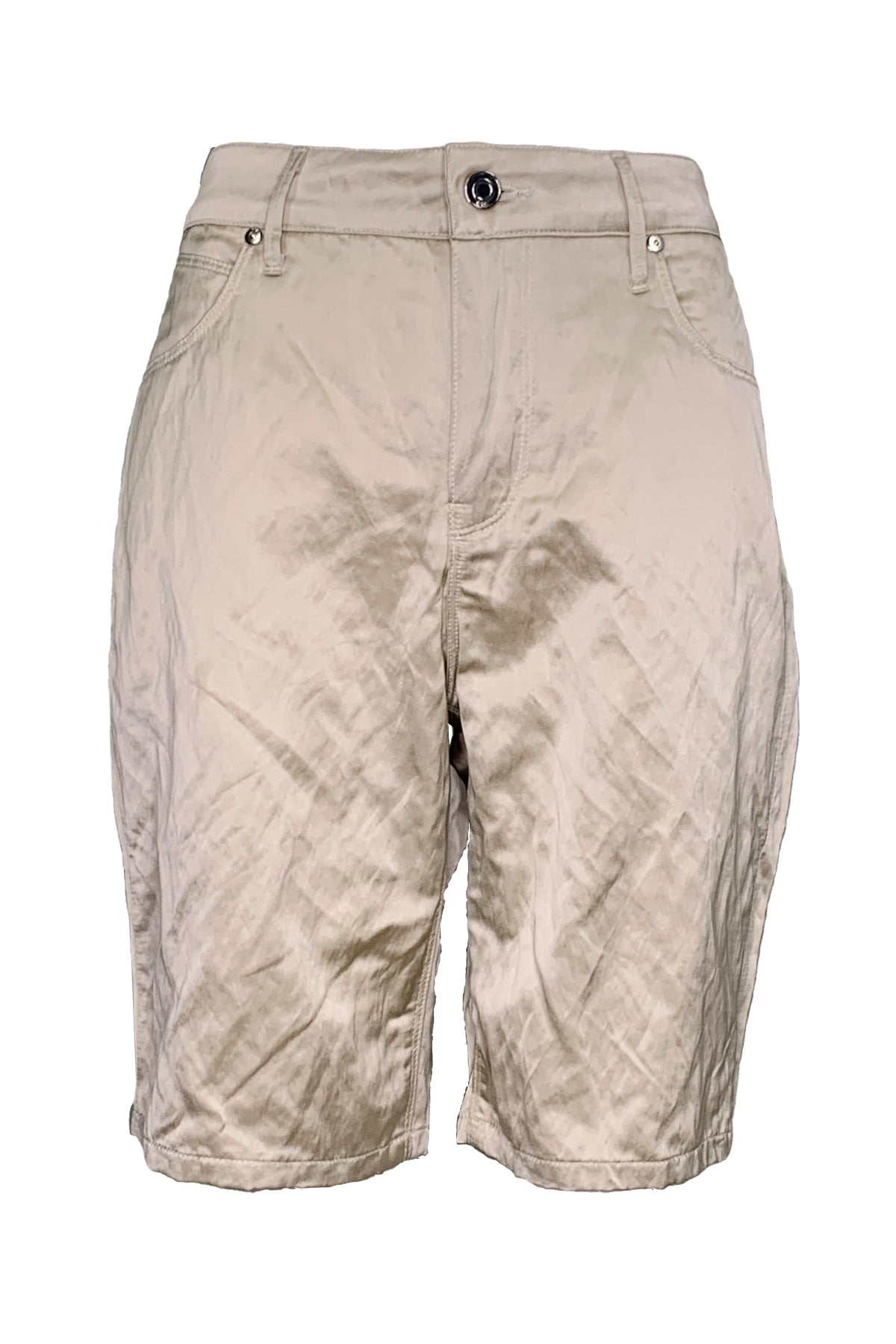 Jami Shorts in Ivory Shine - shop-olivia.com