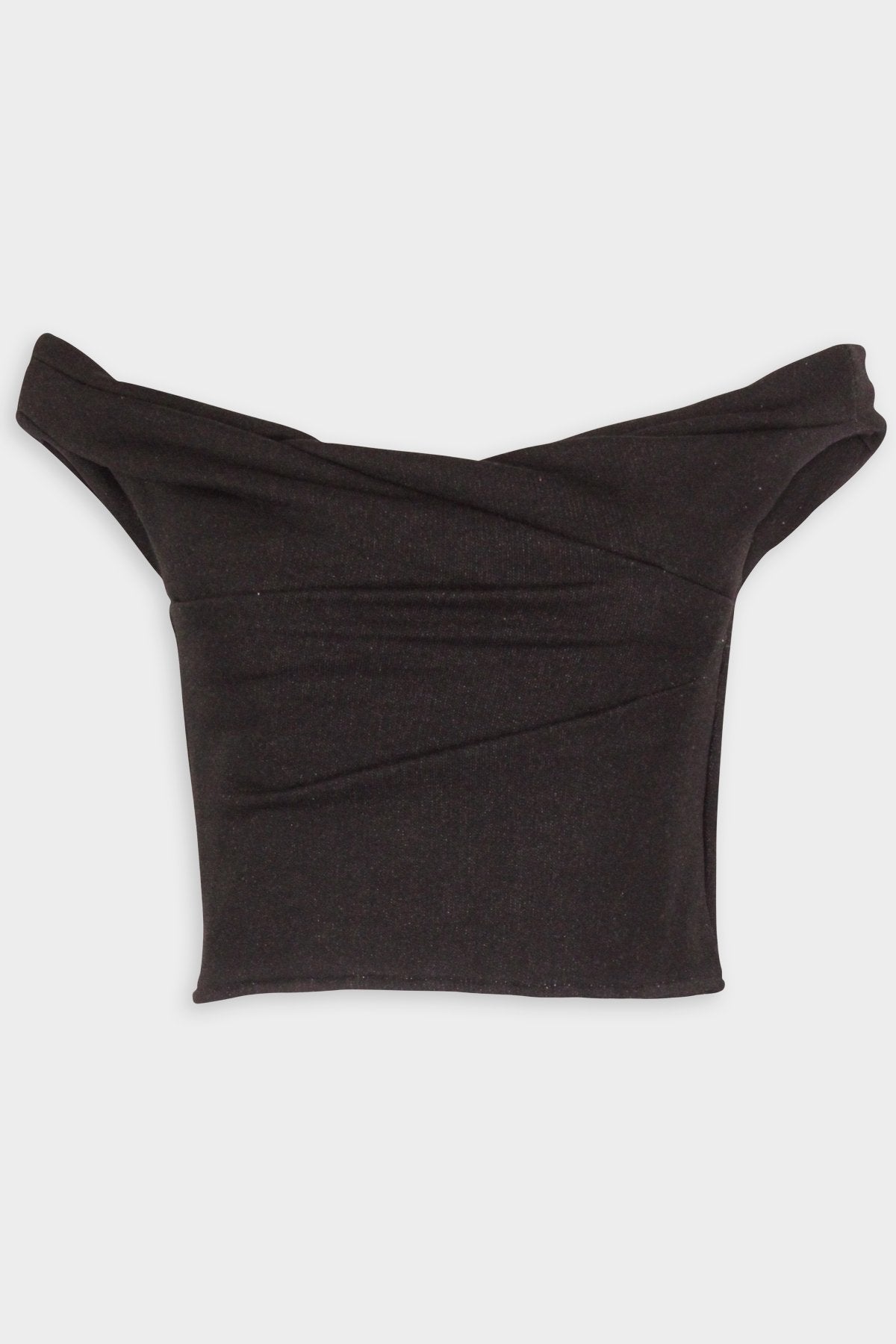 Jewel Corset Top in Black Lurex - shop-olivia.com