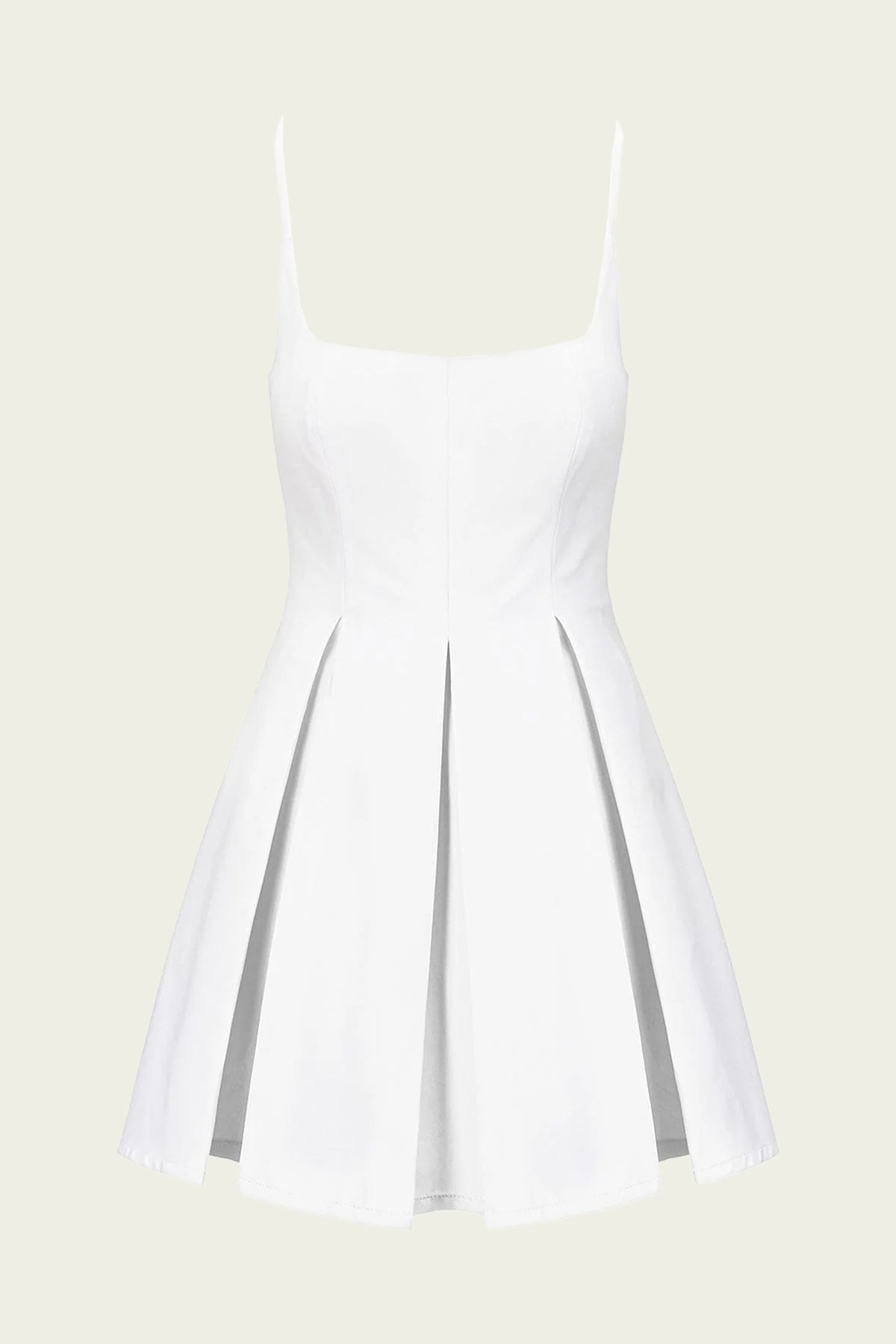 Joli Mini Dress in White - shop-olivia.com