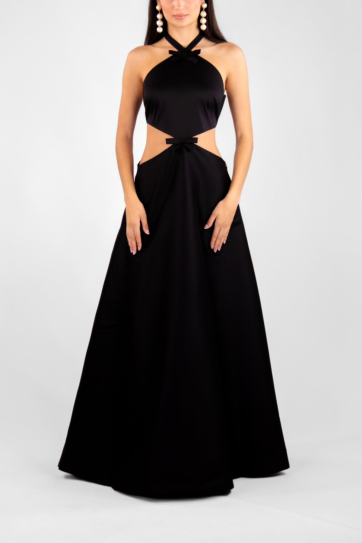 Julianne Dress in Black - shop-olivia.com