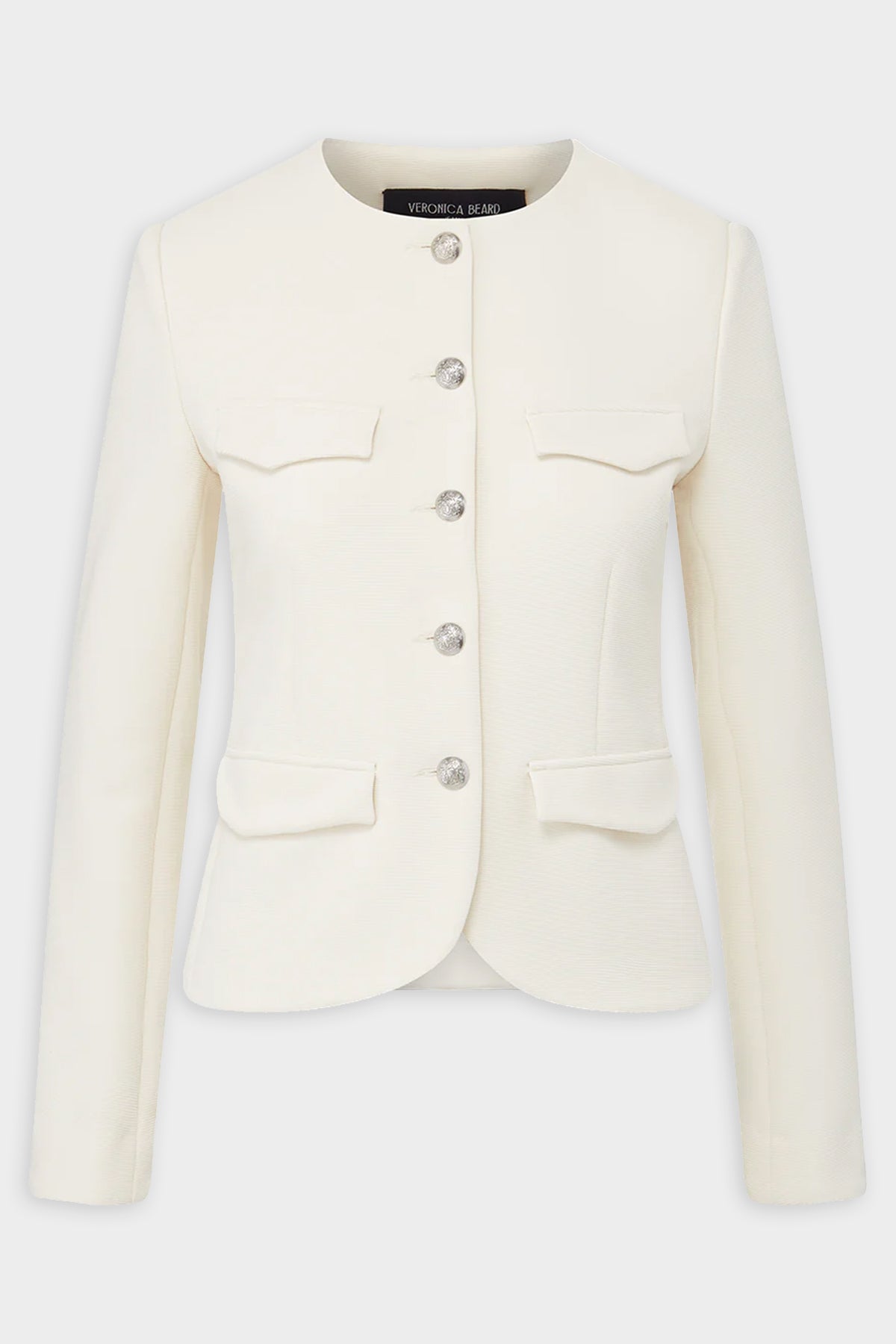 Kensington Knit Jacket in Ivory - shop-olivia.com