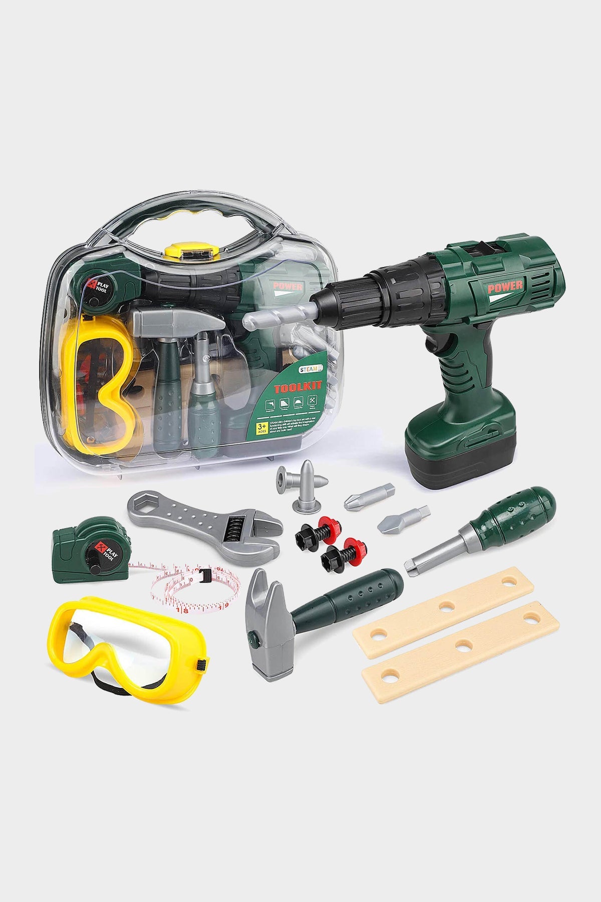 Kids Tool Set with Power Toy Drill - shop-olivia.com
