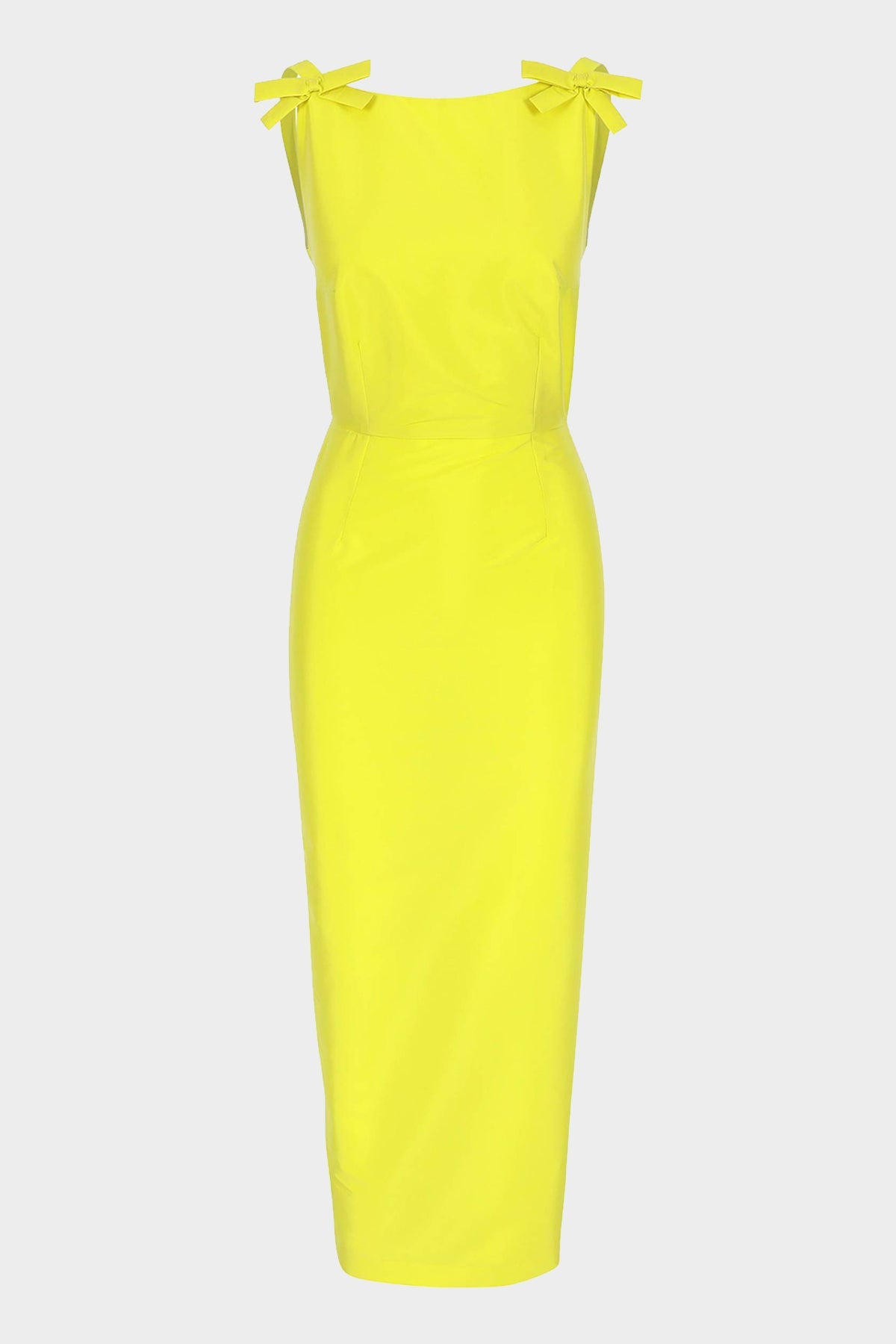 Kim Midi Dress in Yellow - shop-olivia.com
