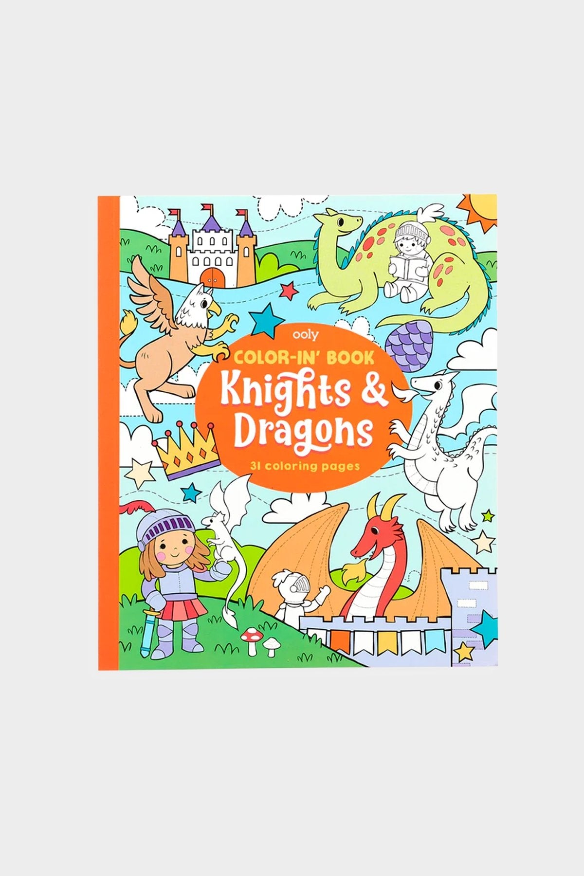 Knights and Dragons Coloring Book - shop-olivia.com