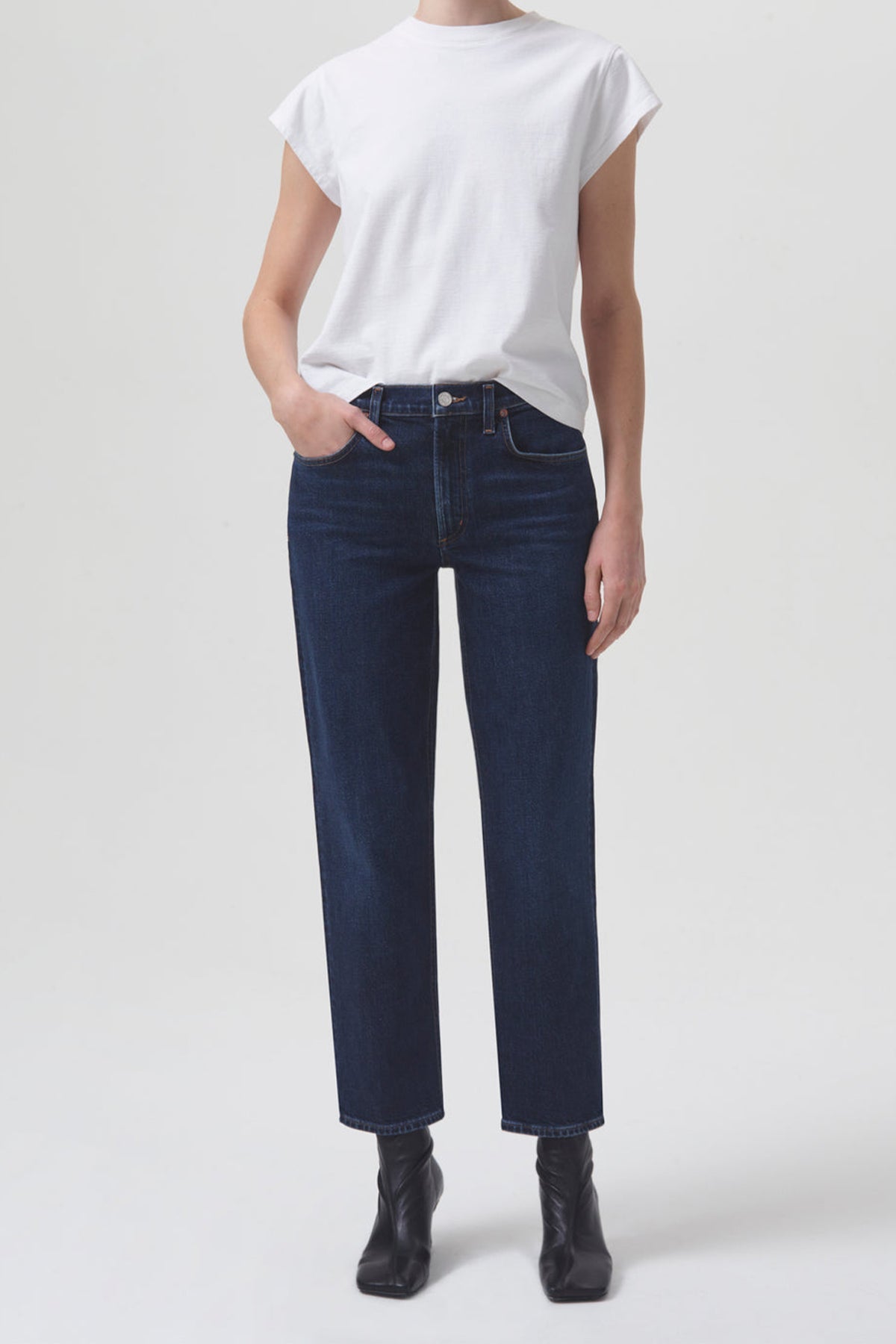 Kye Mid-Rise Straight Crop Jean in Song - shop-olivia.com