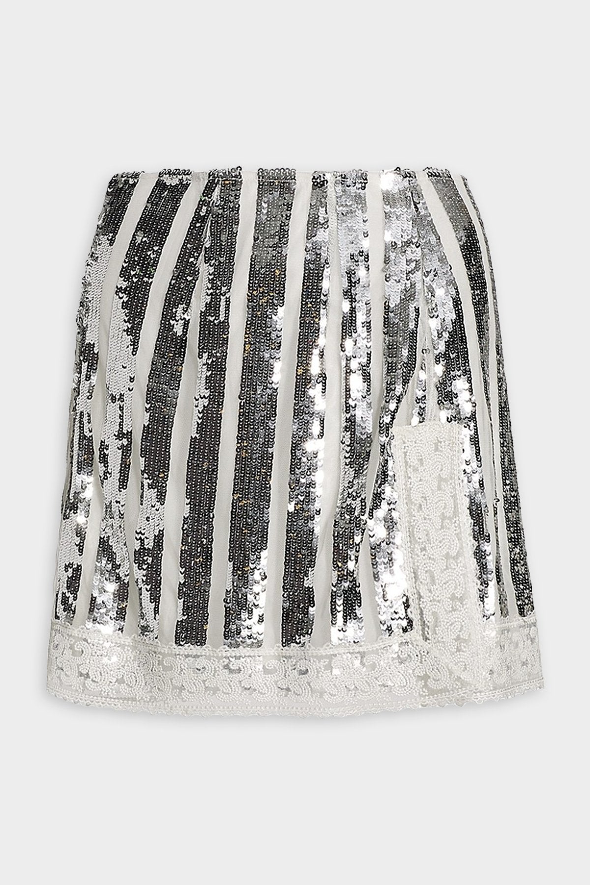 Lambada Skirt in Silver - shop-olivia.com