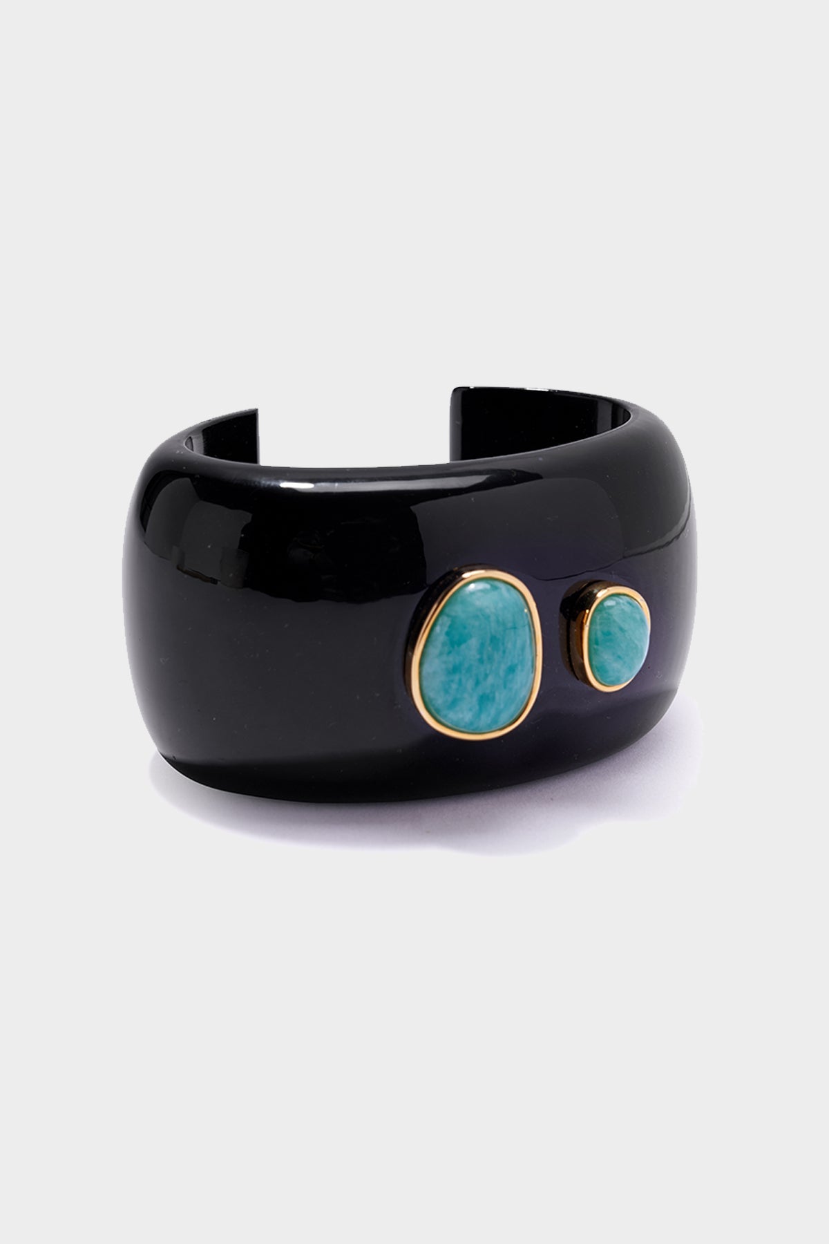 Lanna Cuff in Black - shop-olivia.com