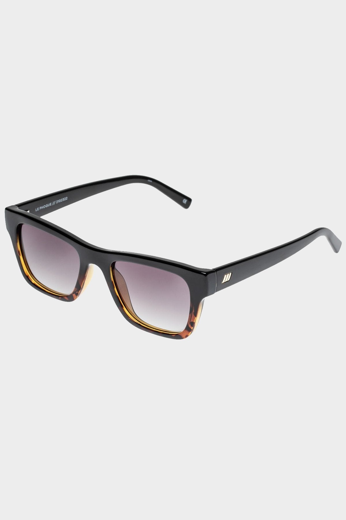 Le Phoque Sunglasses in Black Tort Splice - shop-olivia.com