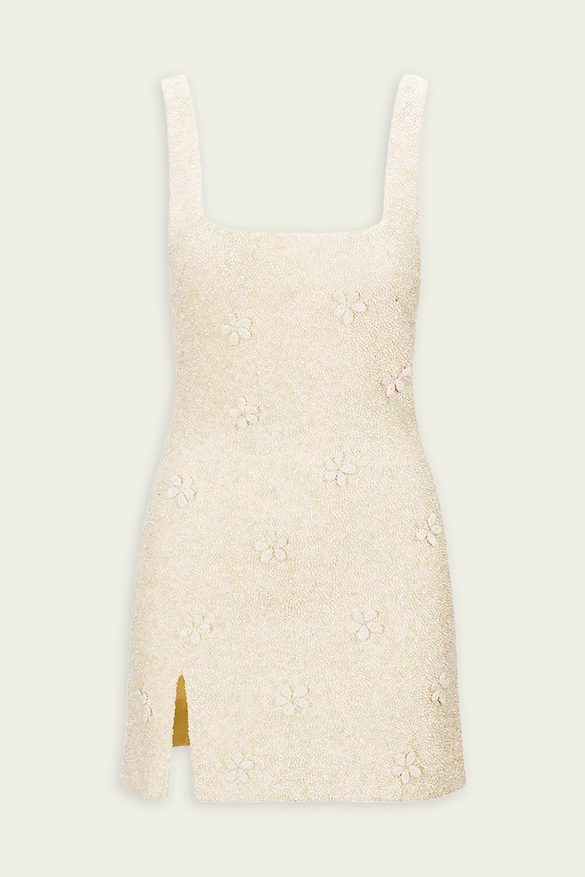 Le Sable Mini Dress in Ivory - shop-olivia.com