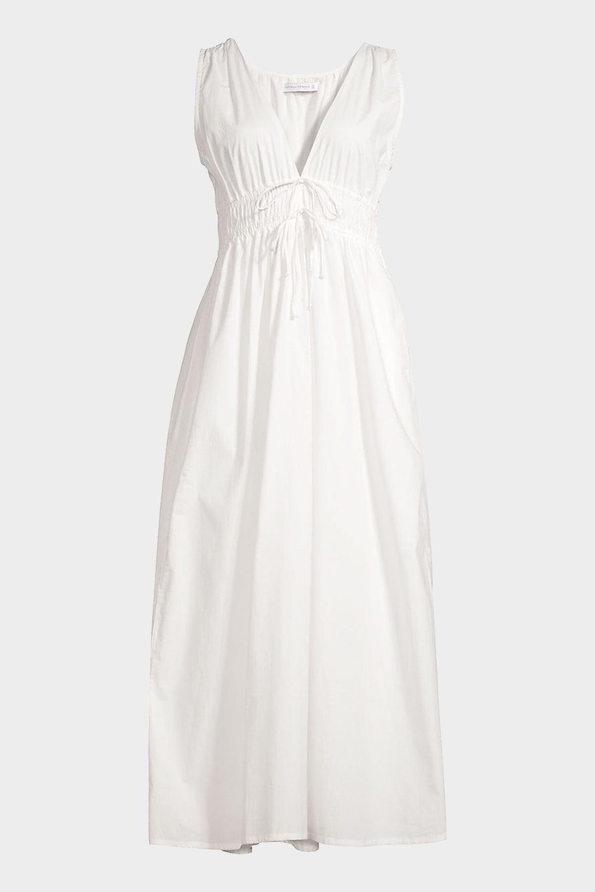 Les Lalanne Midi Dress in White - shop-olivia.com