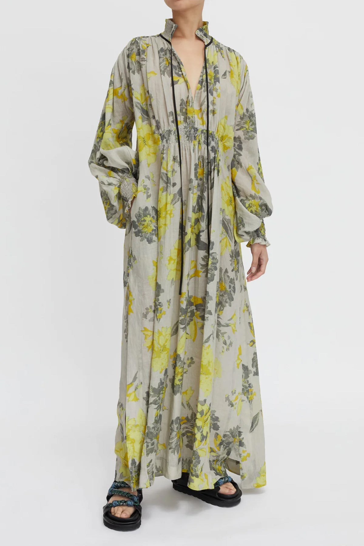 Lila Dress in Lemon - shop-olivia.com