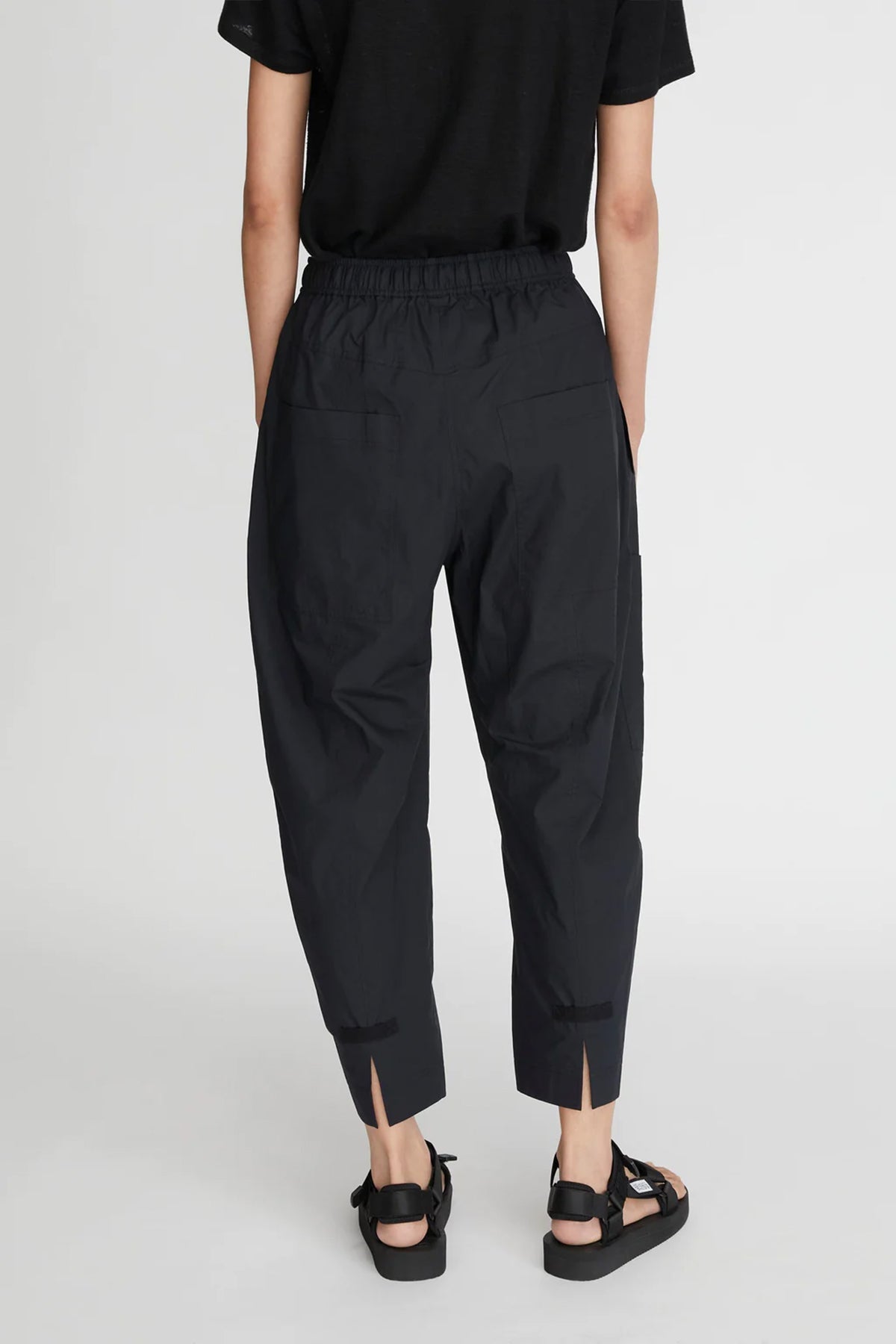 LM Poplin Pant in Black - shop-olivia.com