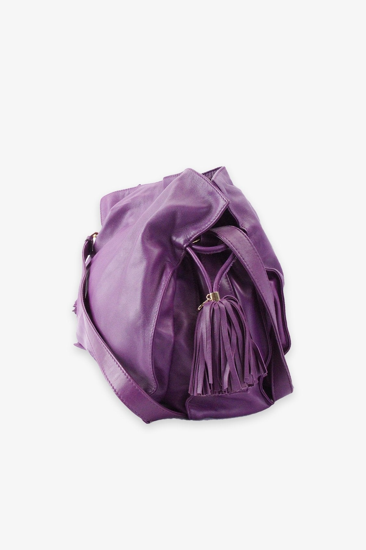 Loewe Purple Flamingo Handbag - shop-olivia.com