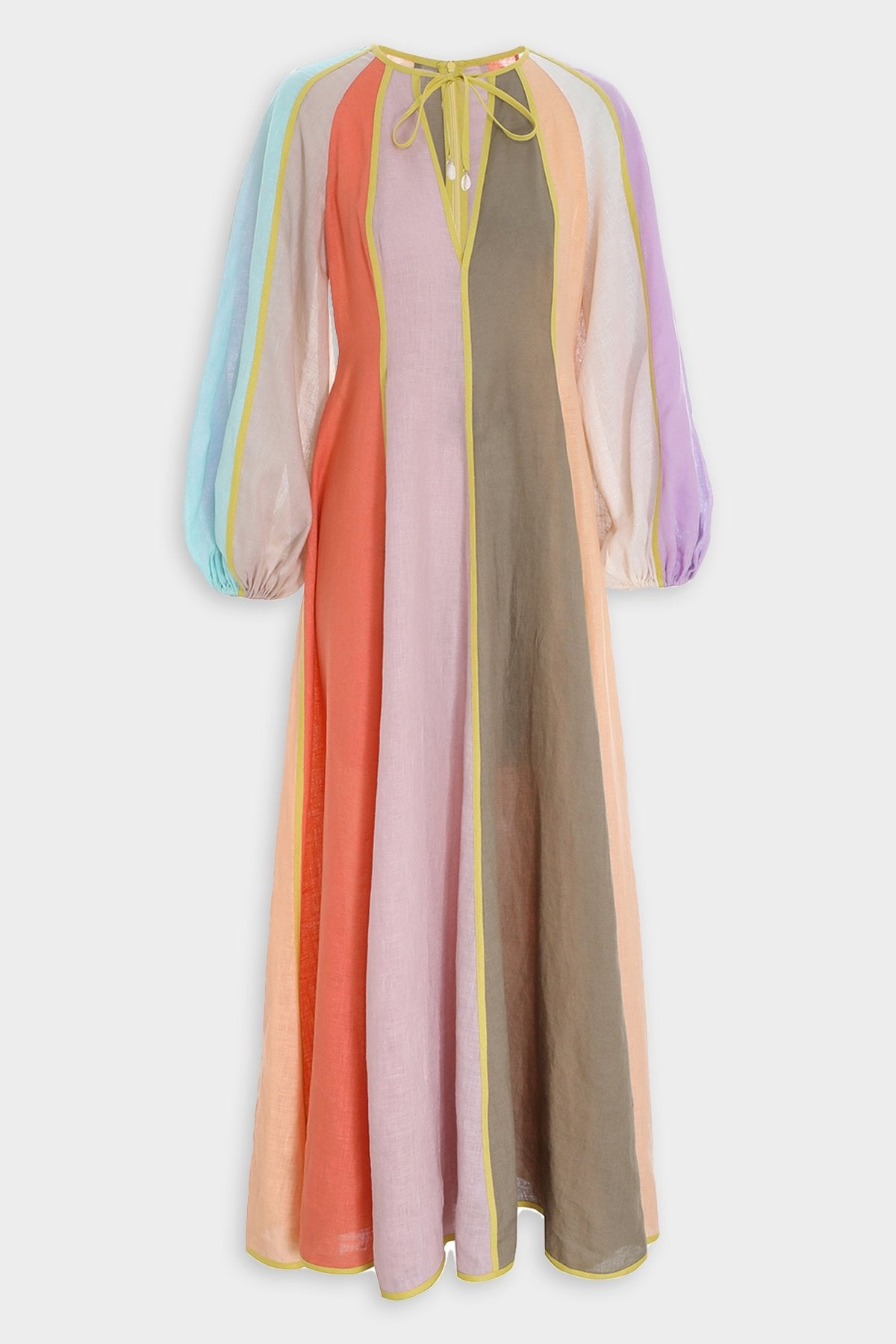 Lola Panelled Midi Dress in Spliced - shop-olivia.com